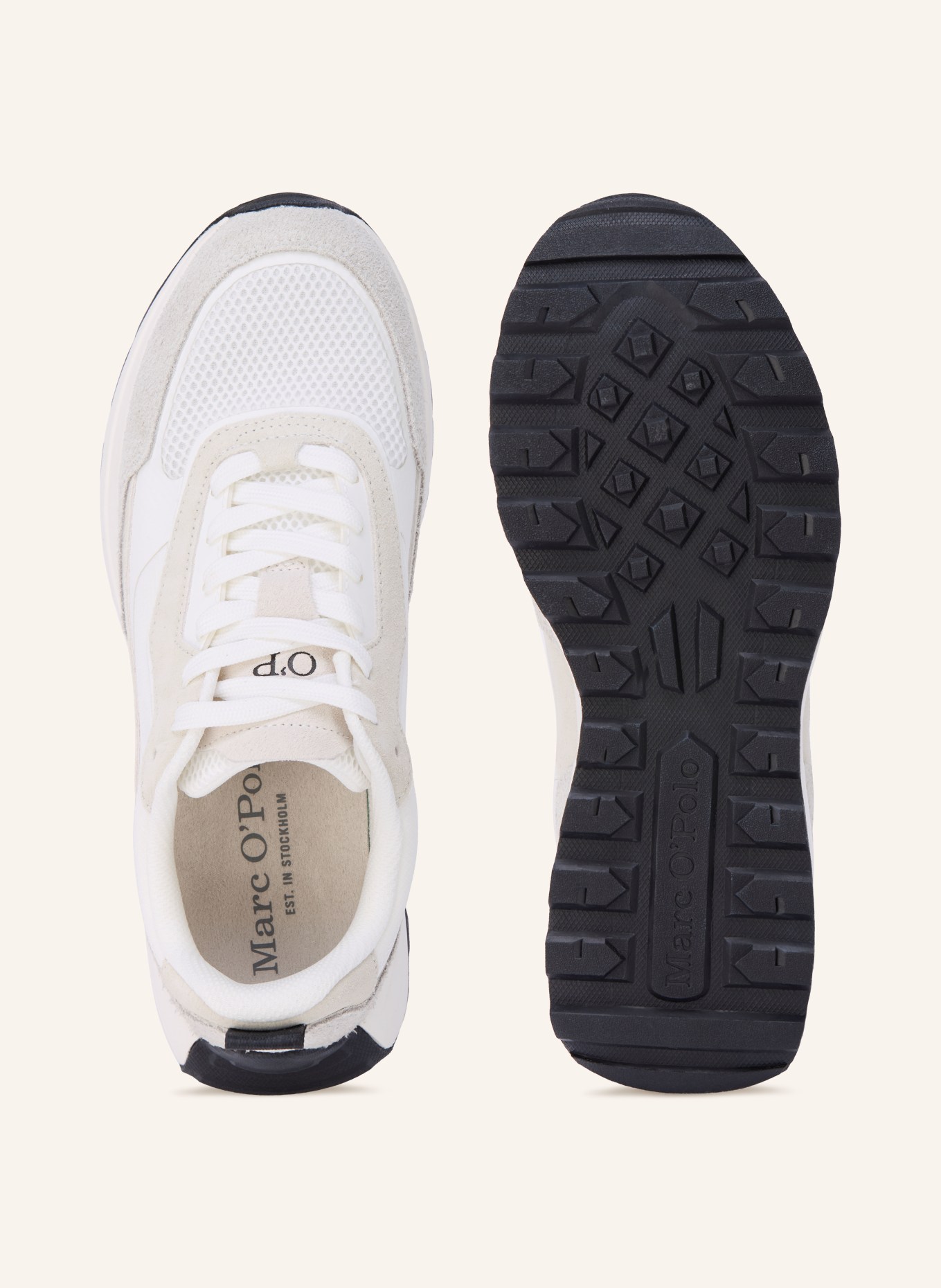 Marc O'Polo bootschoenen: ECRU