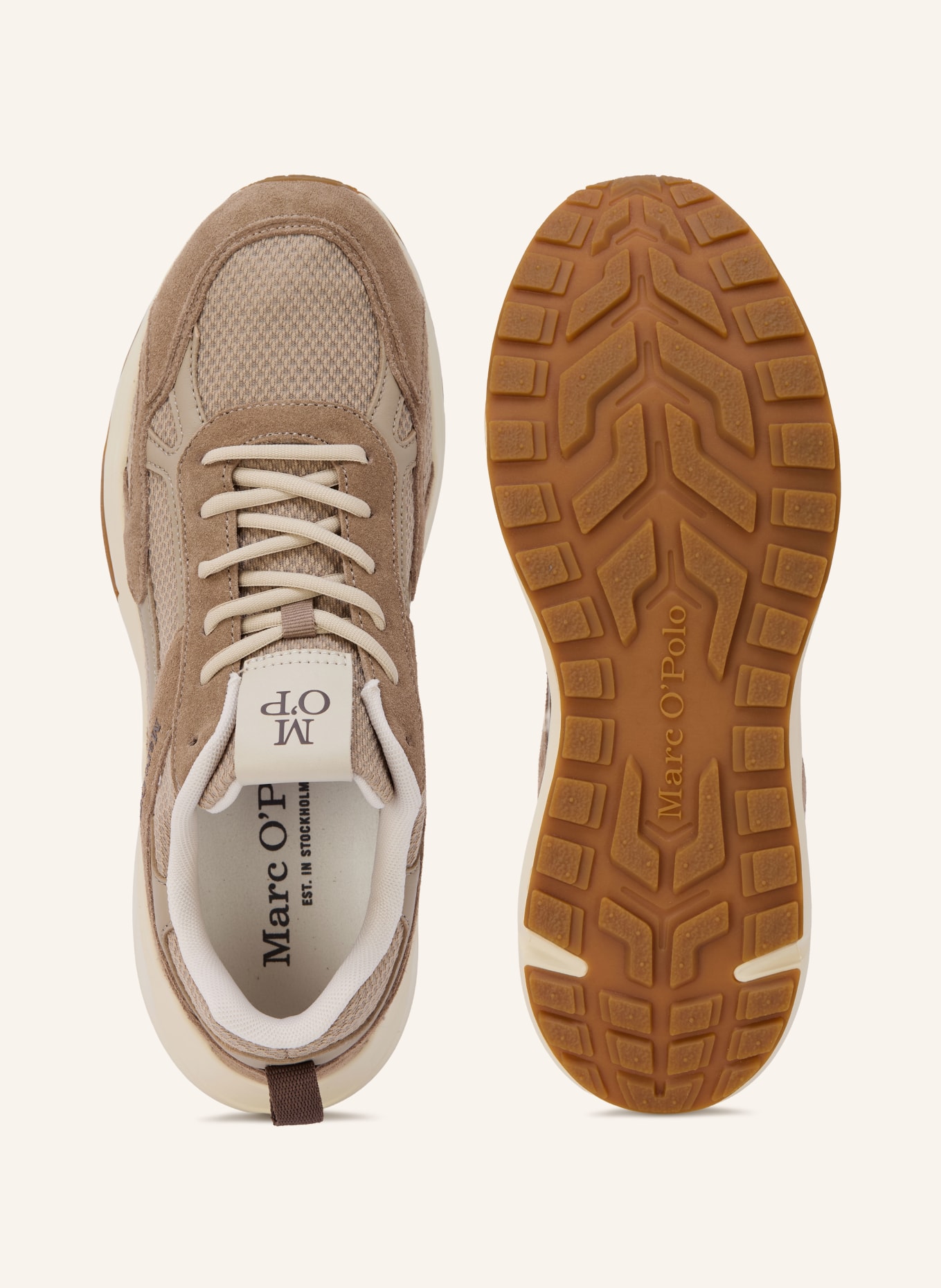 Marc O'Polo Sneaker LOUIS: HELLBRAUN