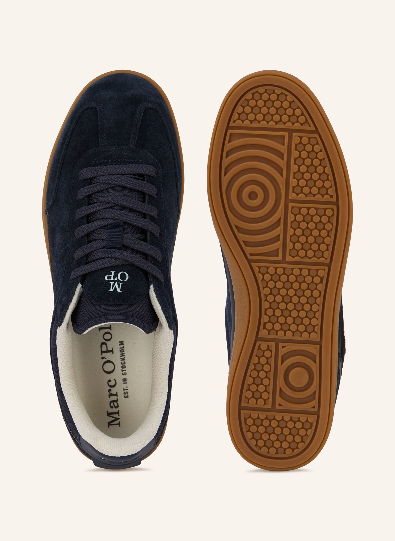Marc O'Polo Sneakers CHARLIE: BLEU FONCÉ / BLANC