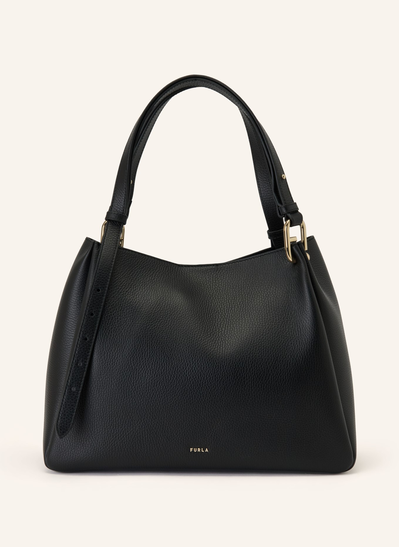 FURLA Shopper NUVOLA LARGE: SCHWARZ