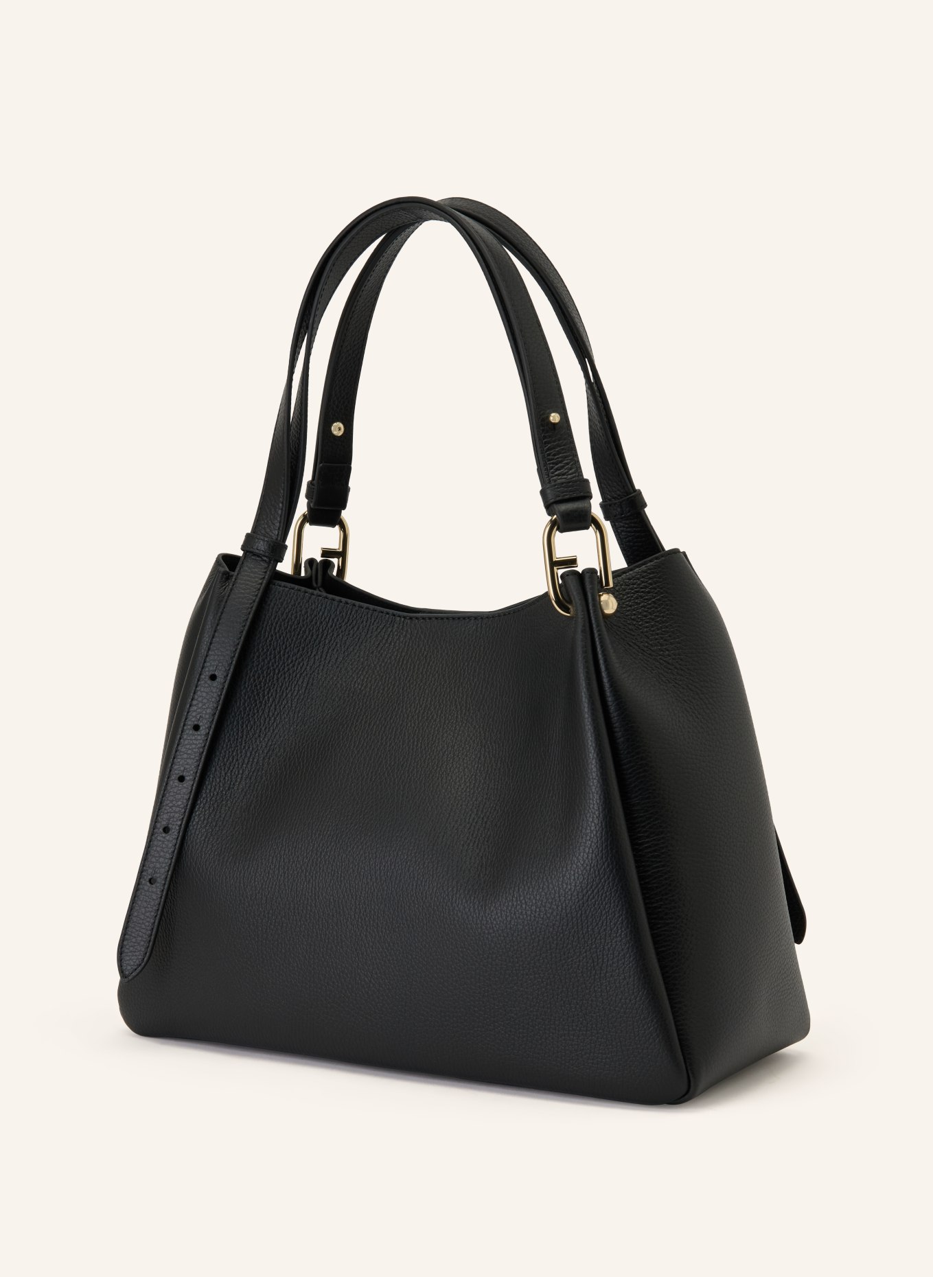 FURLA Shopper NUVOLA LARGE: SCHWARZ