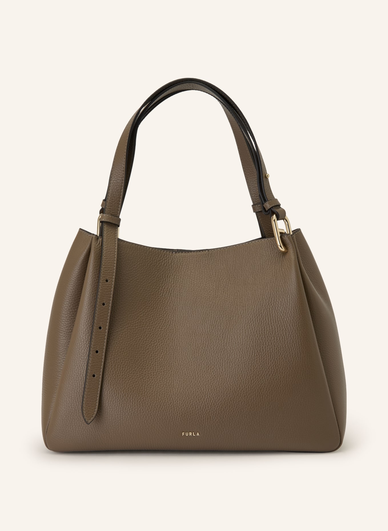 FURLA Shopperka na zakupy NUVOLA LARGE: KHAKI