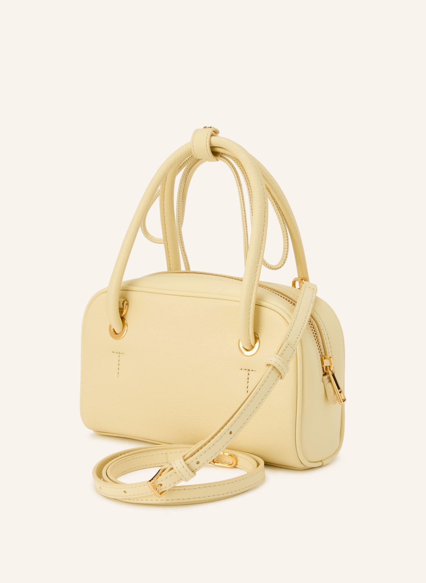 FURLA Umhängetasche POPPY DOME MINI: HELLGELB / GOLD