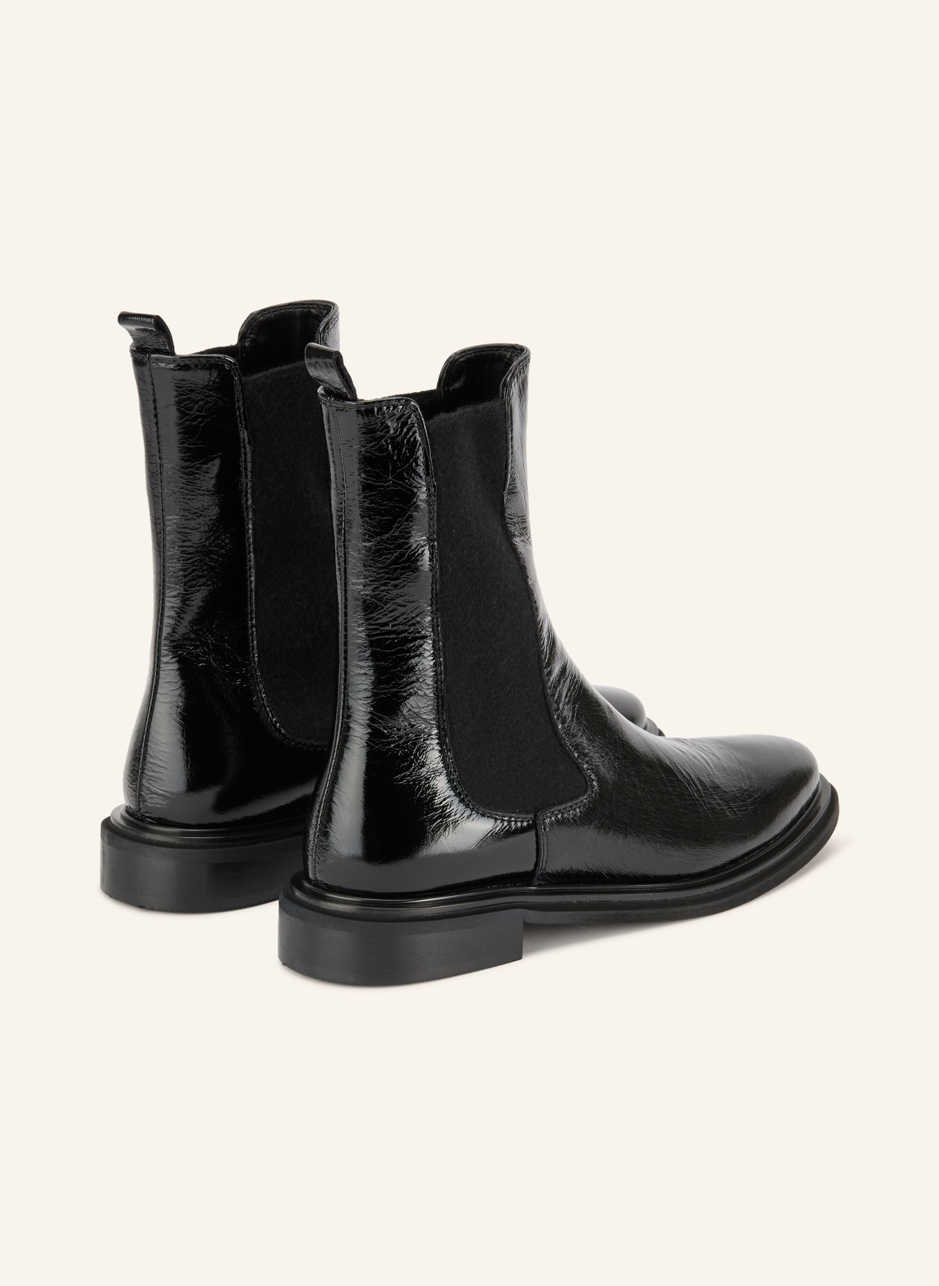 darling harbour Chelsea boots: ZWART