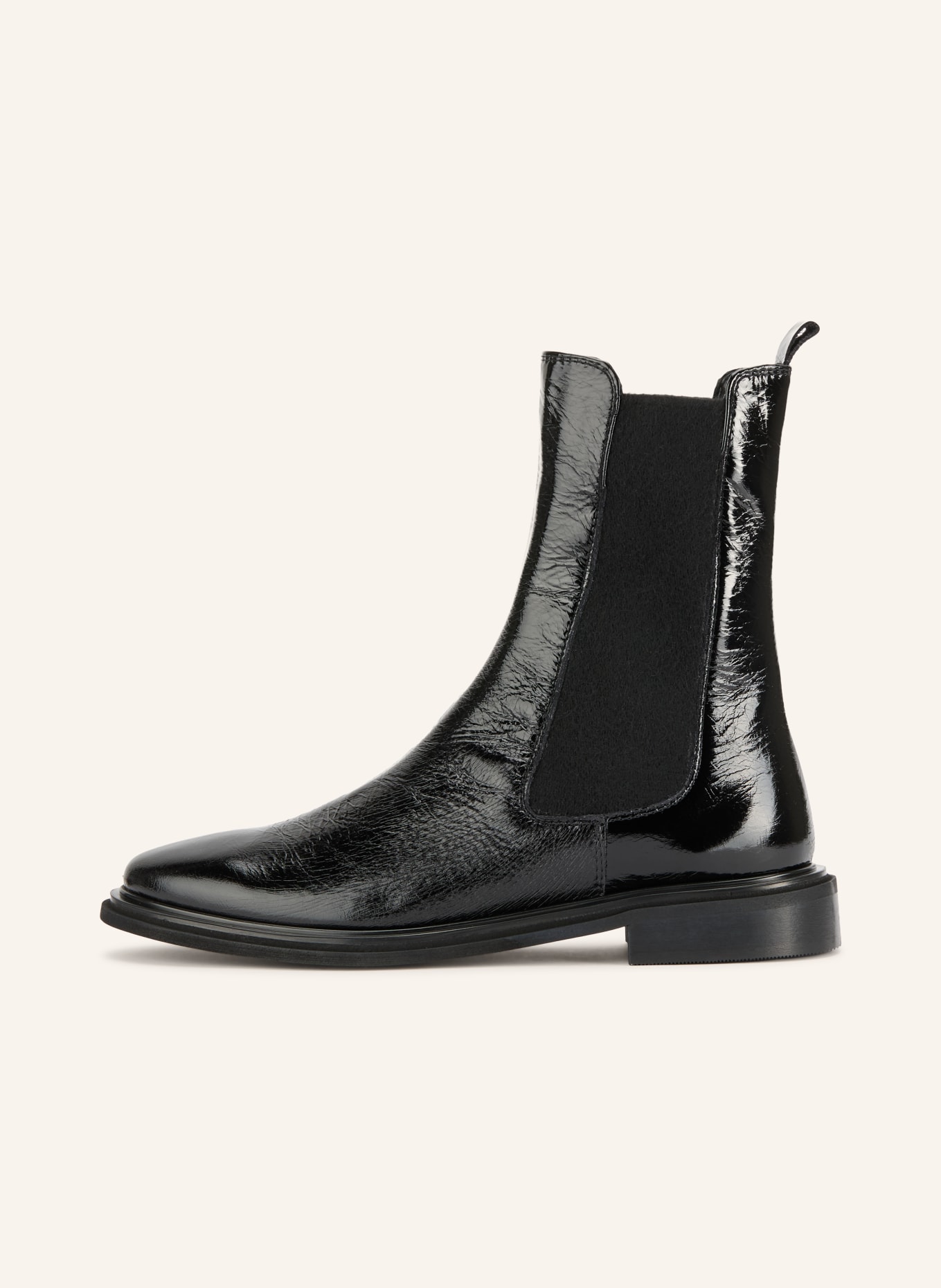darling harbour Chelsea boots: ZWART