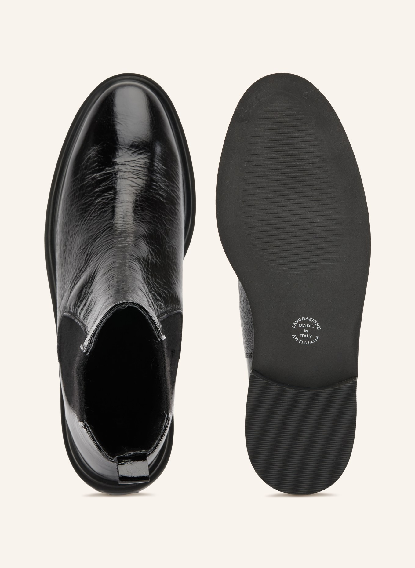 darling harbour Chelsea boots: ZWART