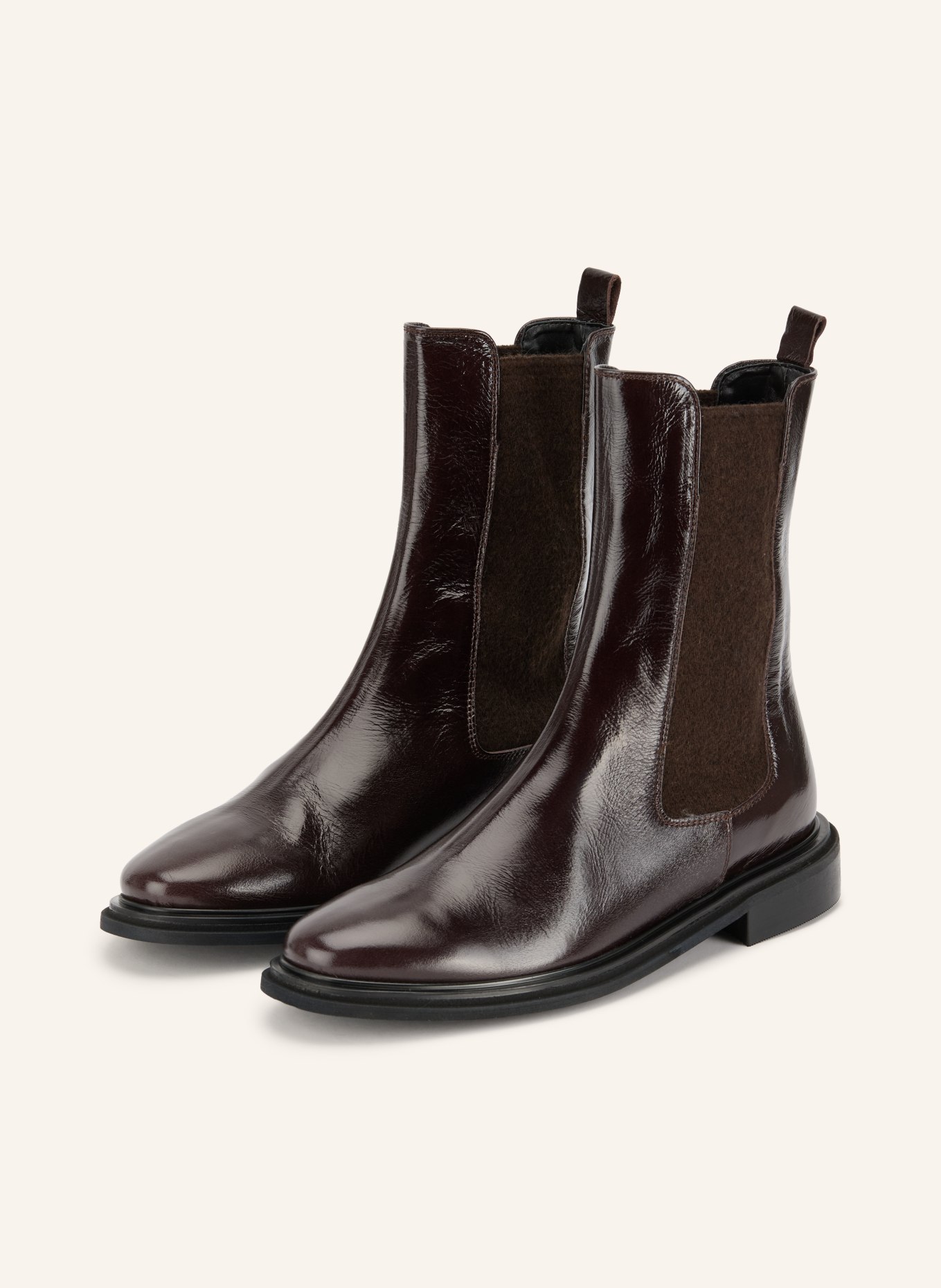 darling harbour Chelsea boots: MARRON FONCÉ