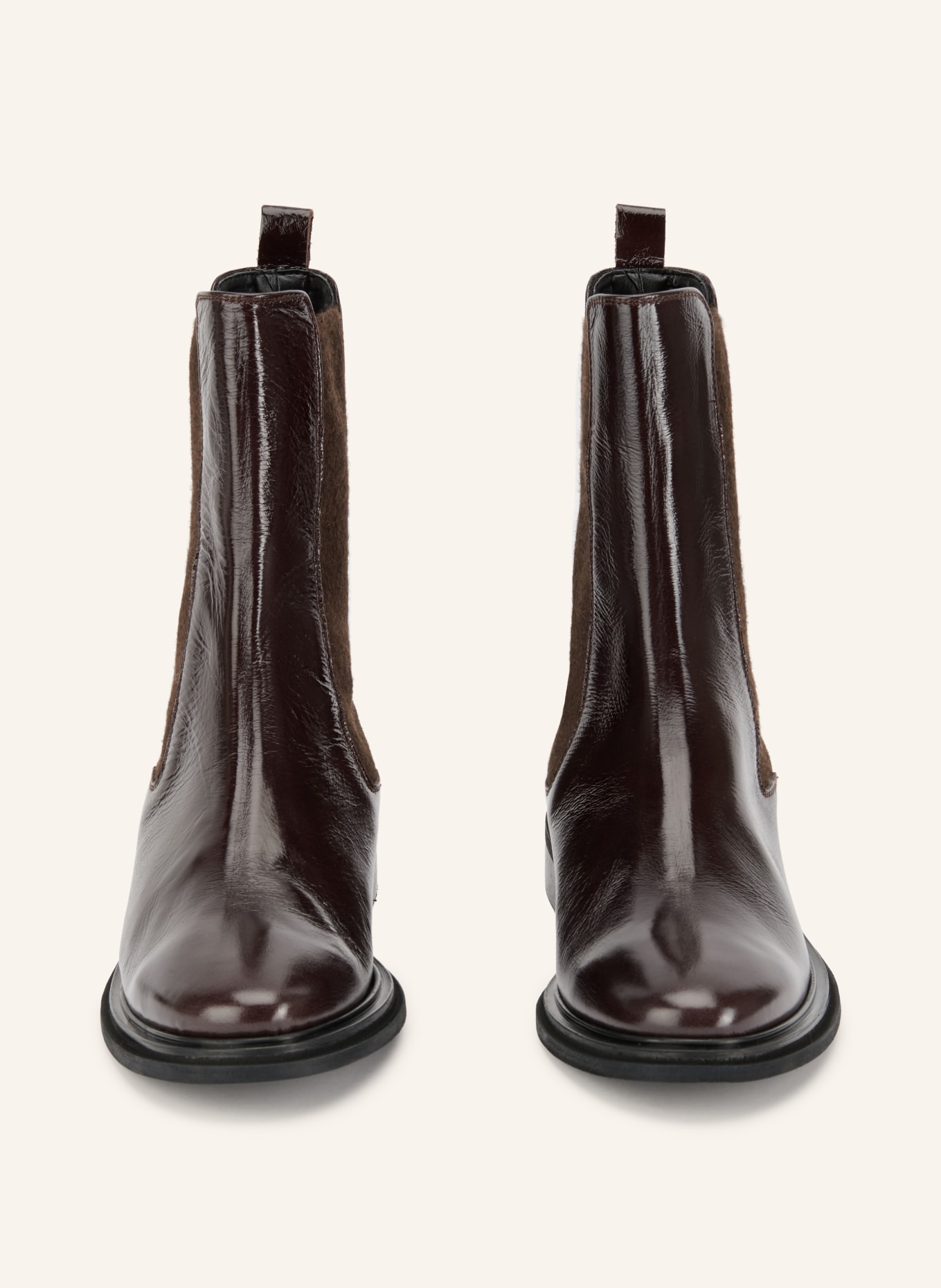darling harbour Chelsea boots: MARRON FONCÉ
