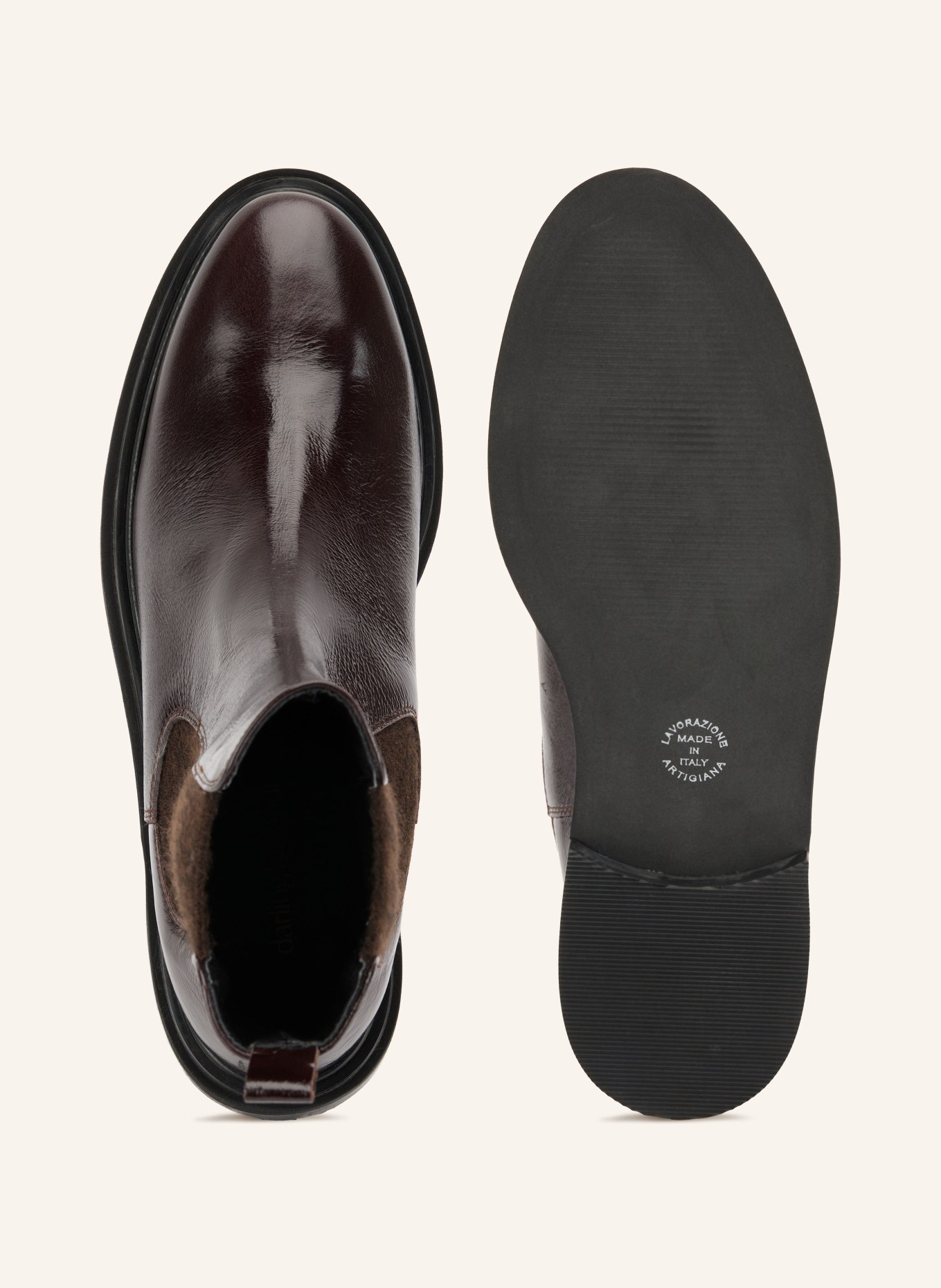 darling harbour Chelsea boots: MARRON FONCÉ