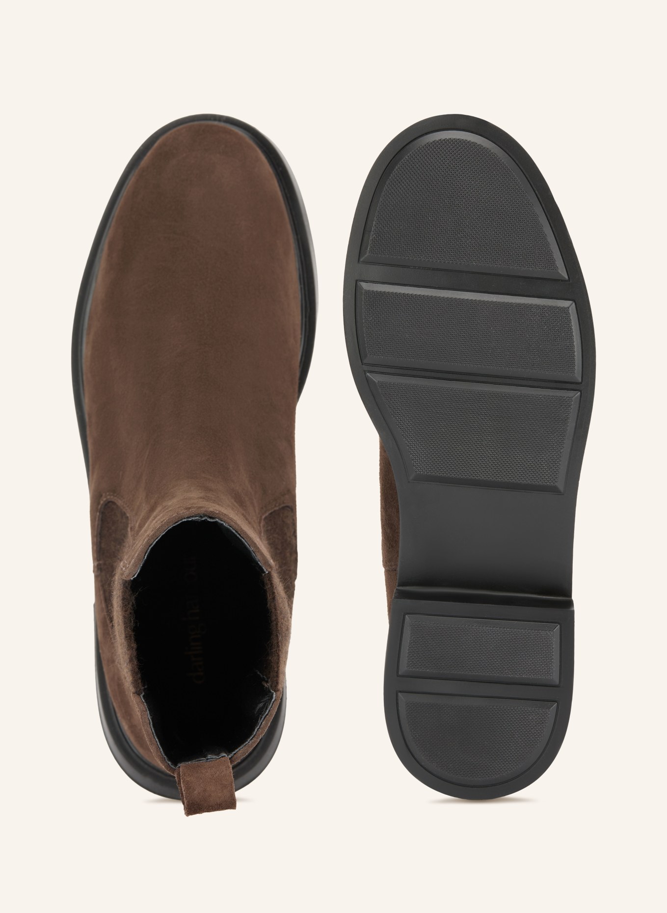 darling harbour Chelsea boots: MARRON FONCÉ