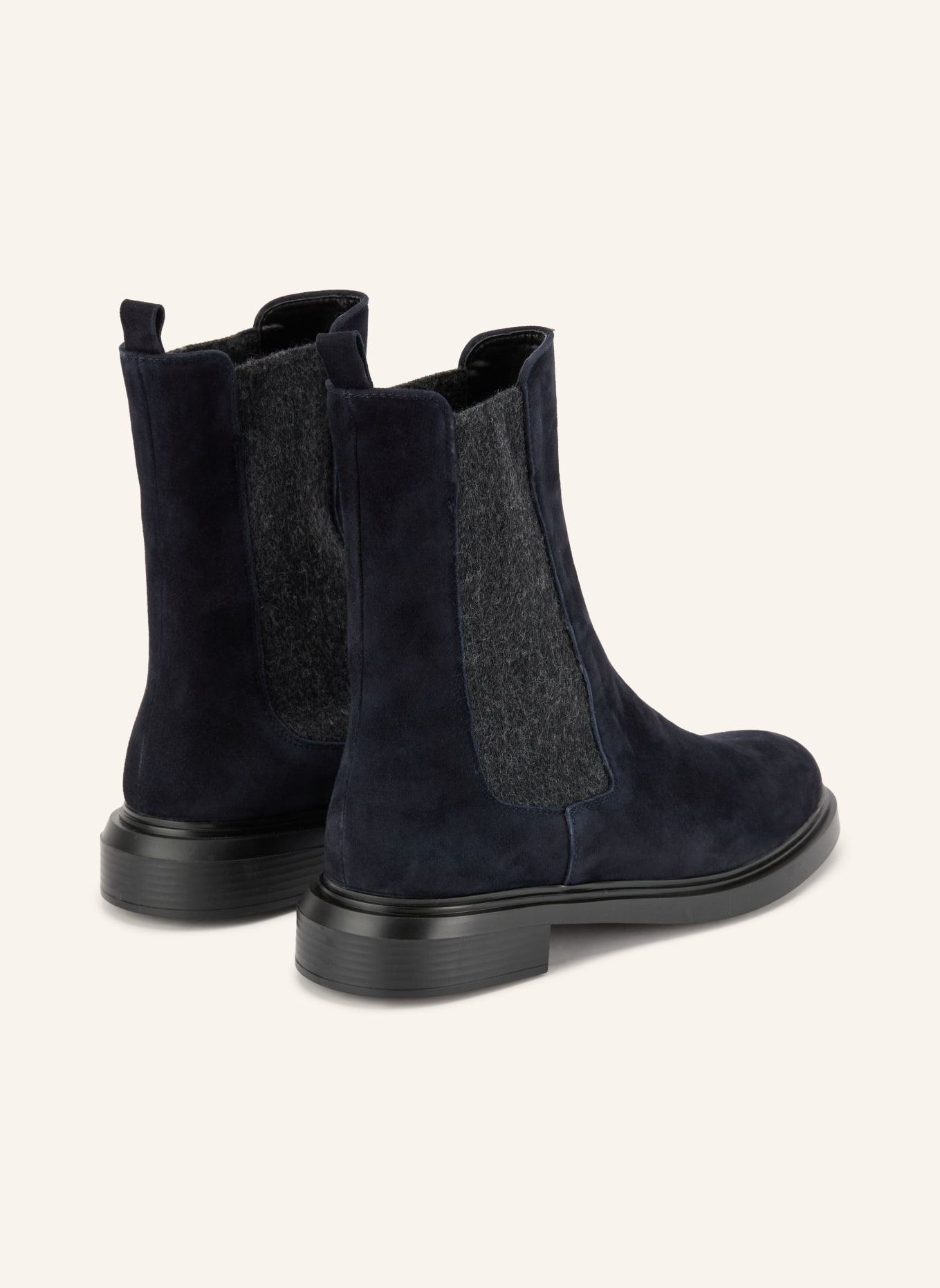 darling harbour Chelsea boots: DONKERBLAUW