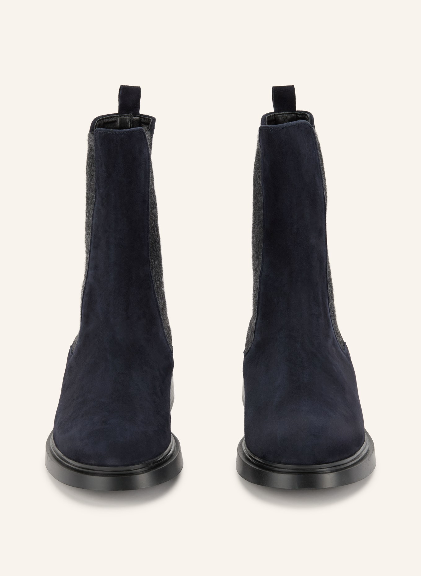 darling harbour Chelsea boots: DONKERBLAUW