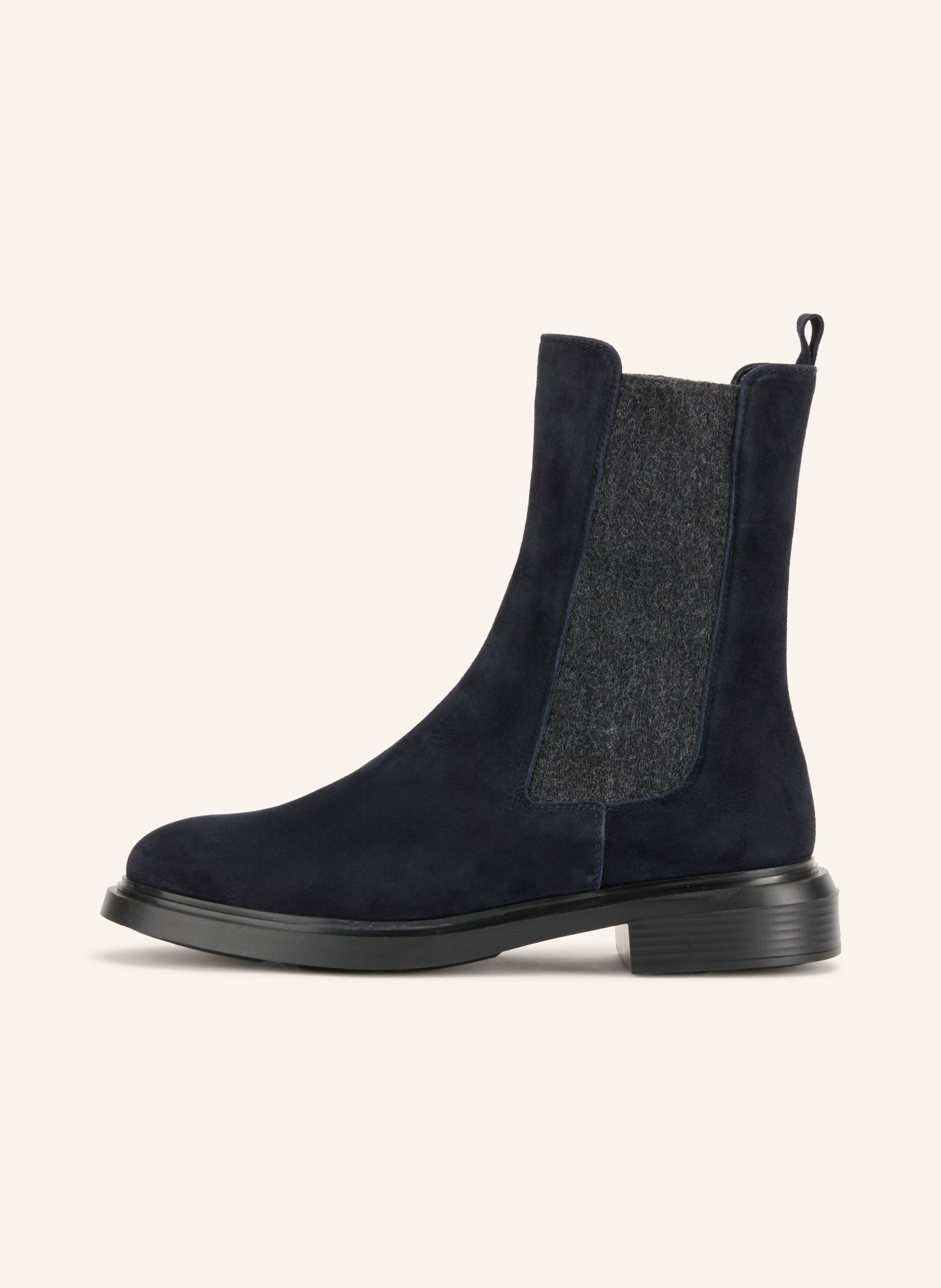 darling harbour Chelsea boots: DONKERBLAUW