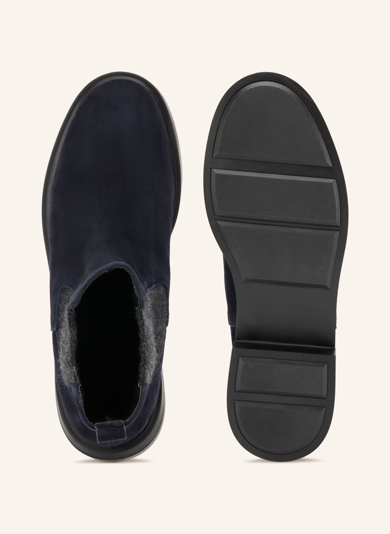 darling harbour Chelsea boots: DONKERBLAUW