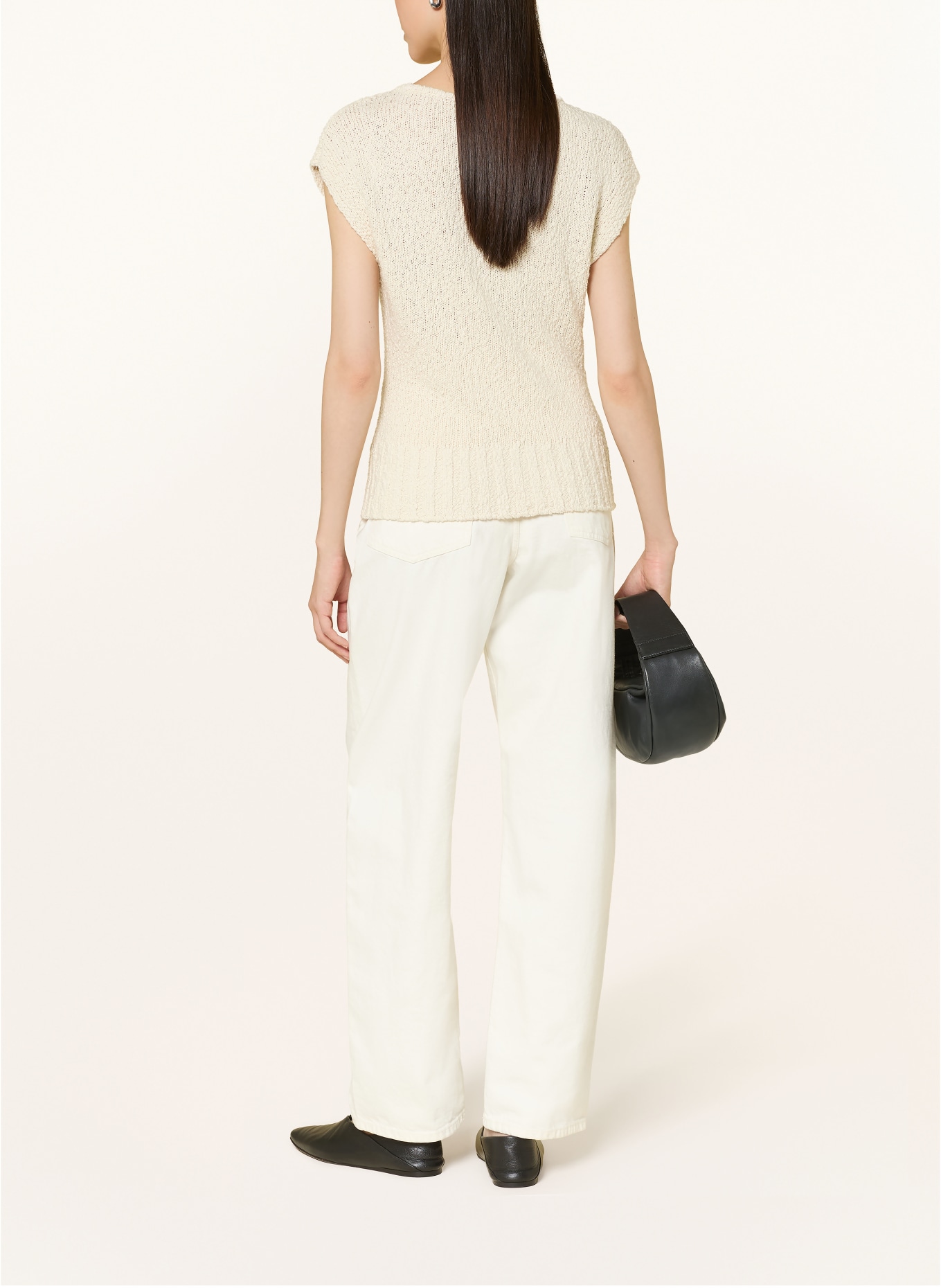 someday TULINA Sleeveless Sweater: ECRU