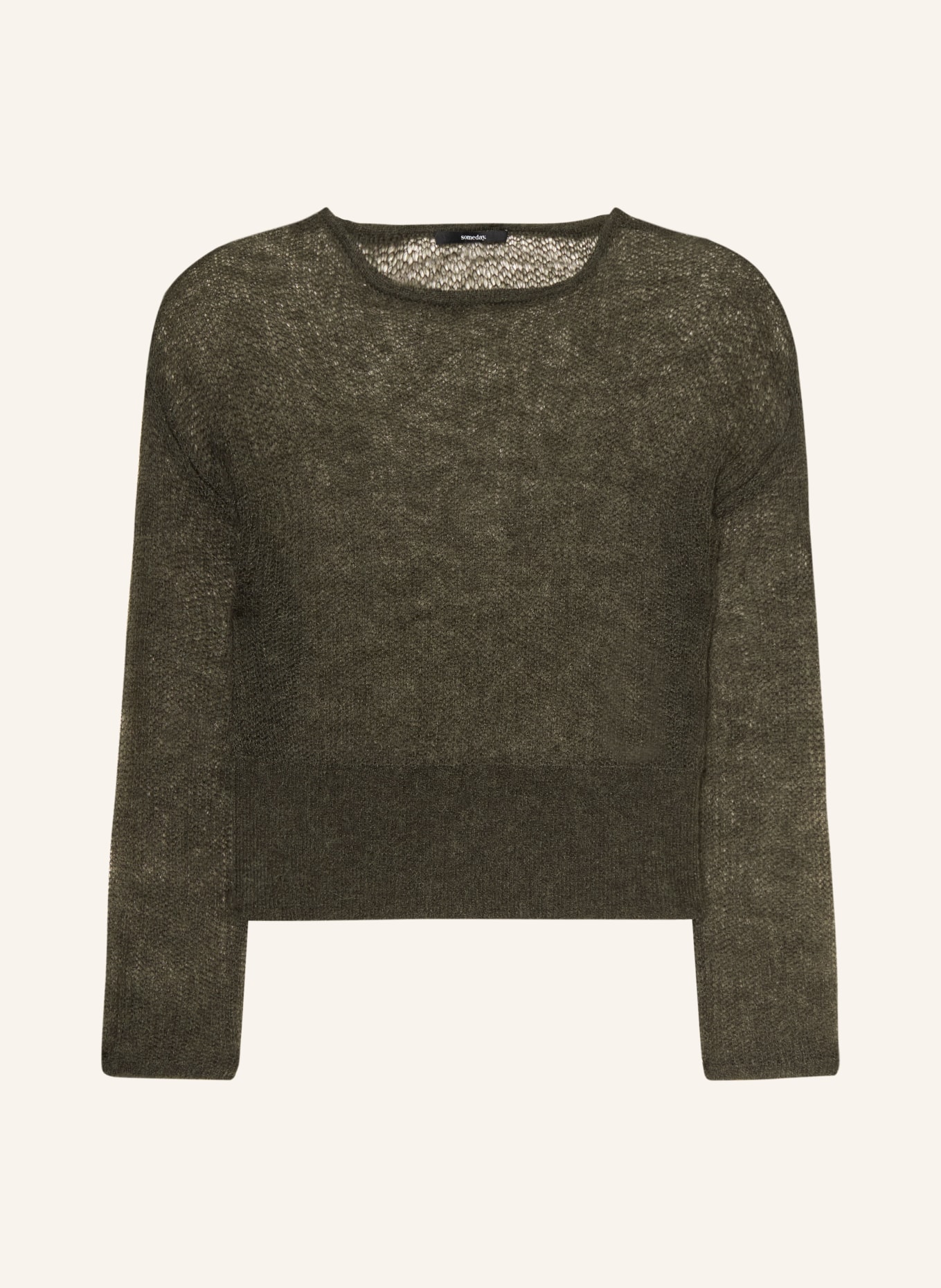 someday Pullover TIVORA mit Mohair: OLIV
