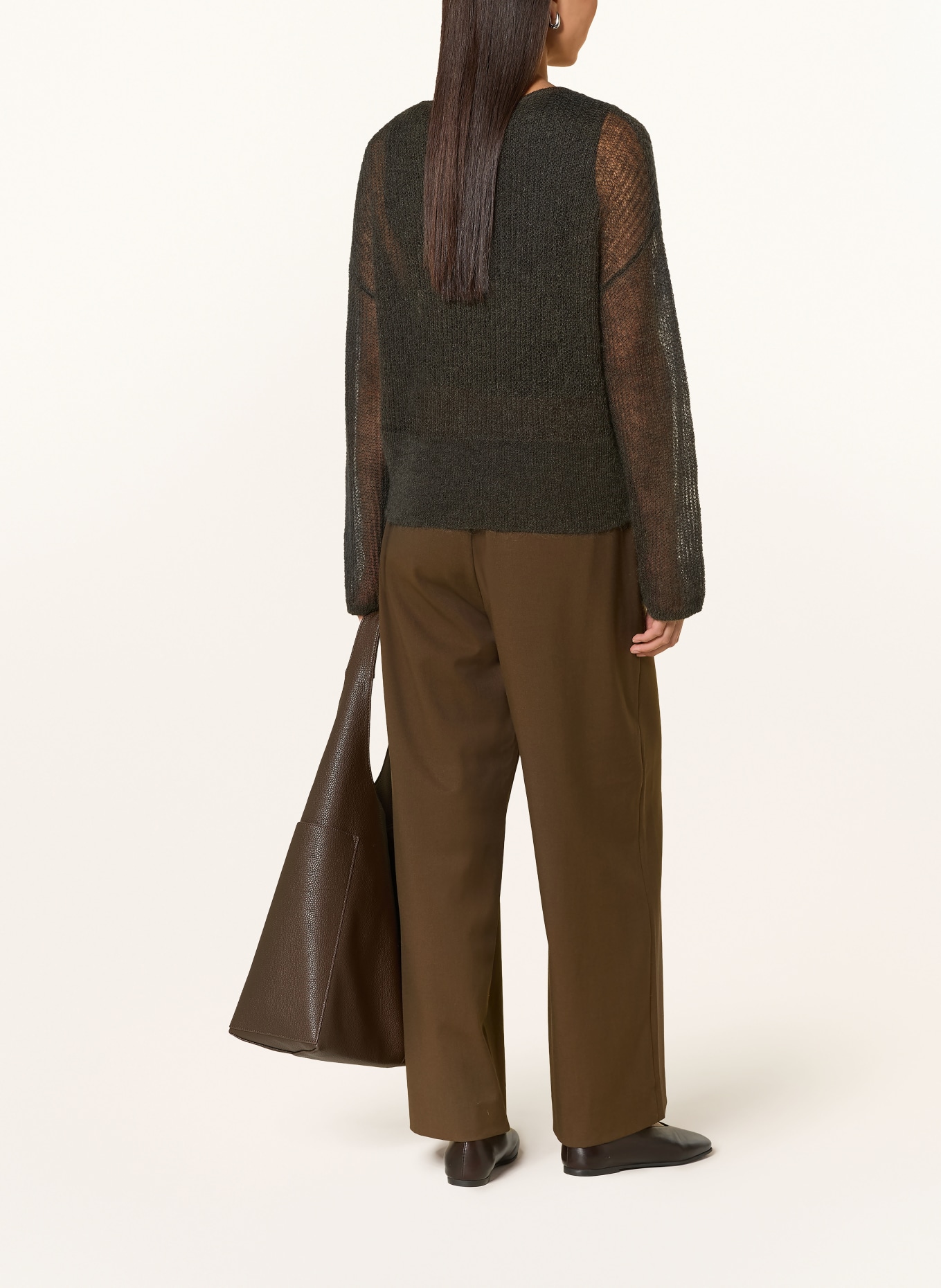 someday Pullover TIVORA mit Mohair: OLIV