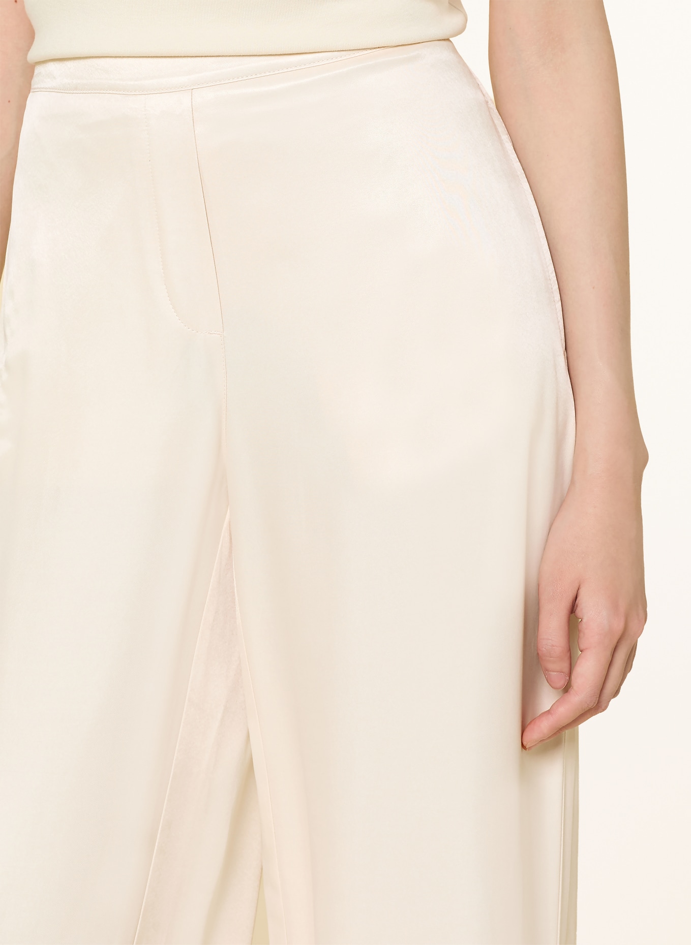 someday Marlenehose CHARLIE aus Satin: ECRU