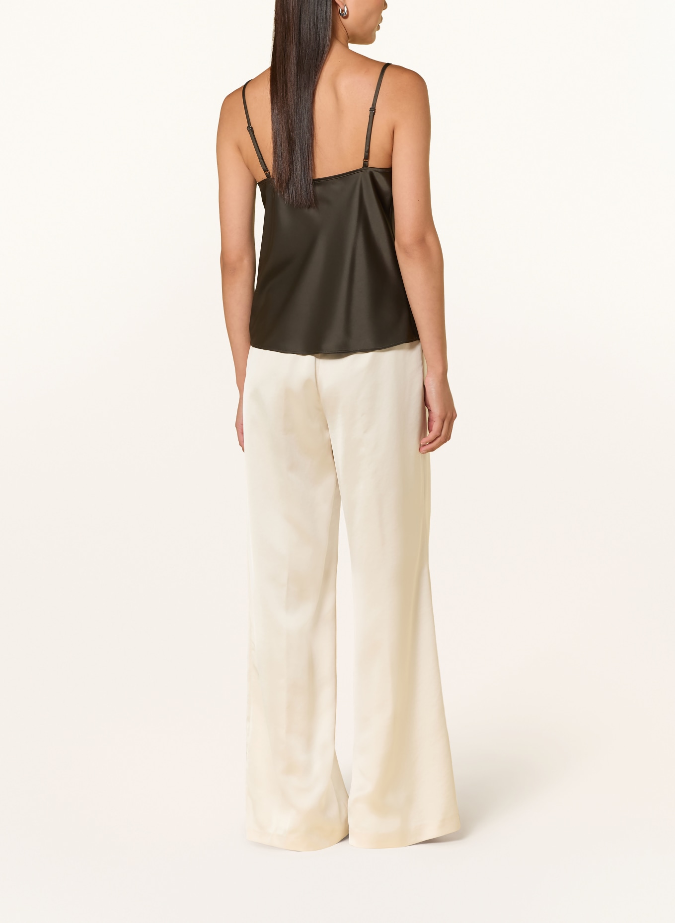 someday Satintop ZABELLE mit Spitze: OLIV