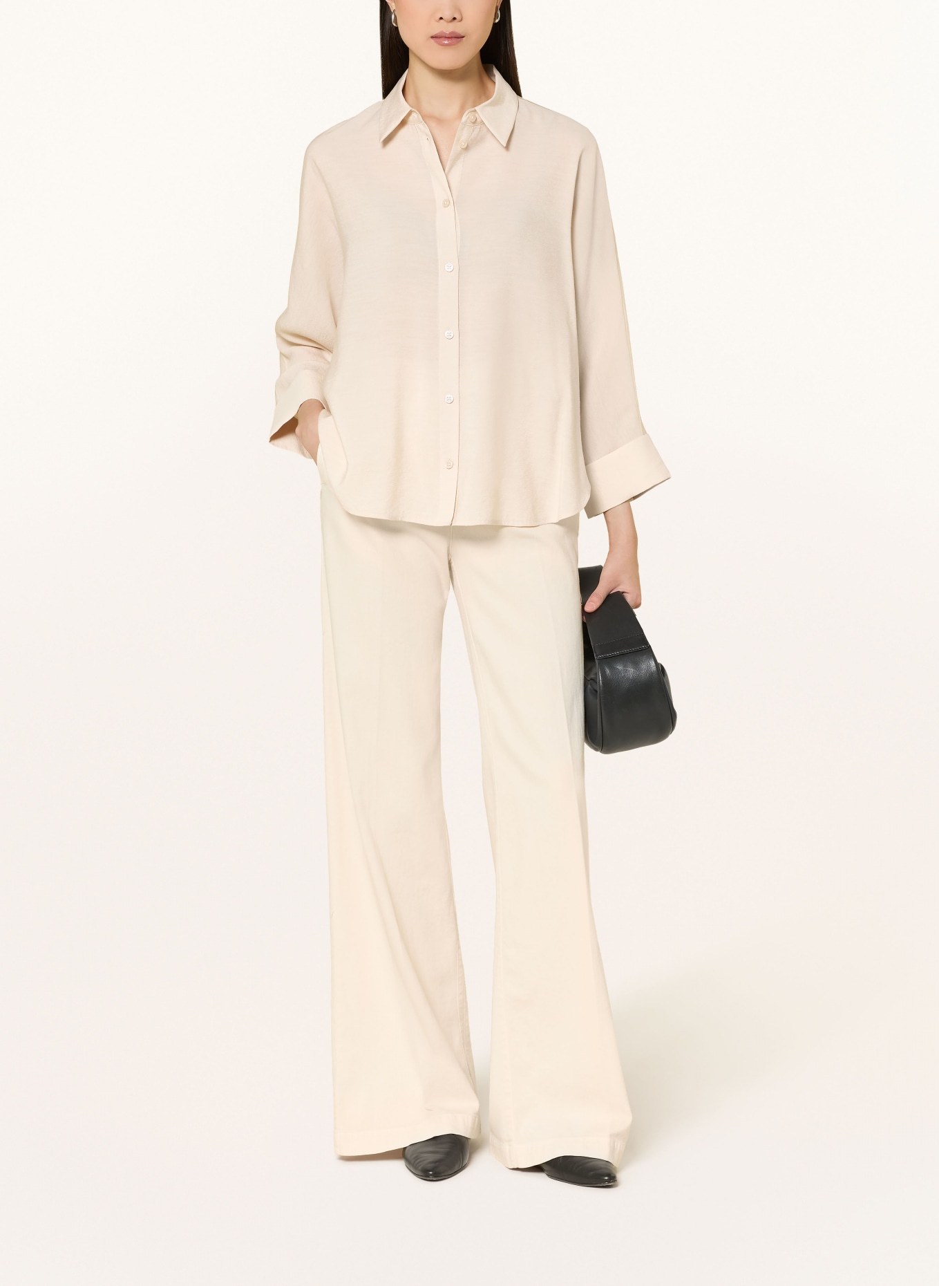 someday ZEZILIA overhemdblouse met 3/4-mouwen: BEIGE