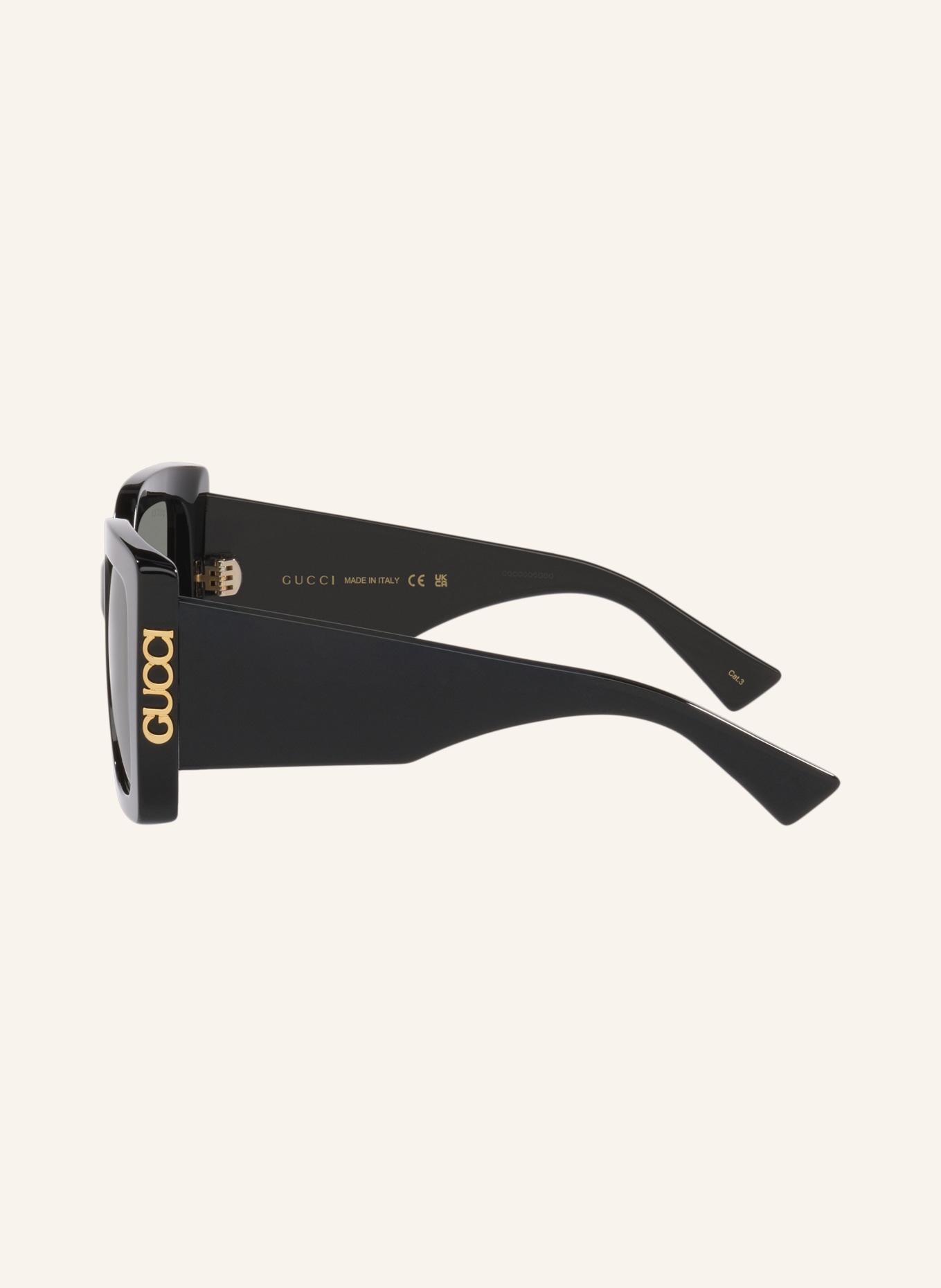 GUCCI Solbriller GC002725: SORT/GRÅ