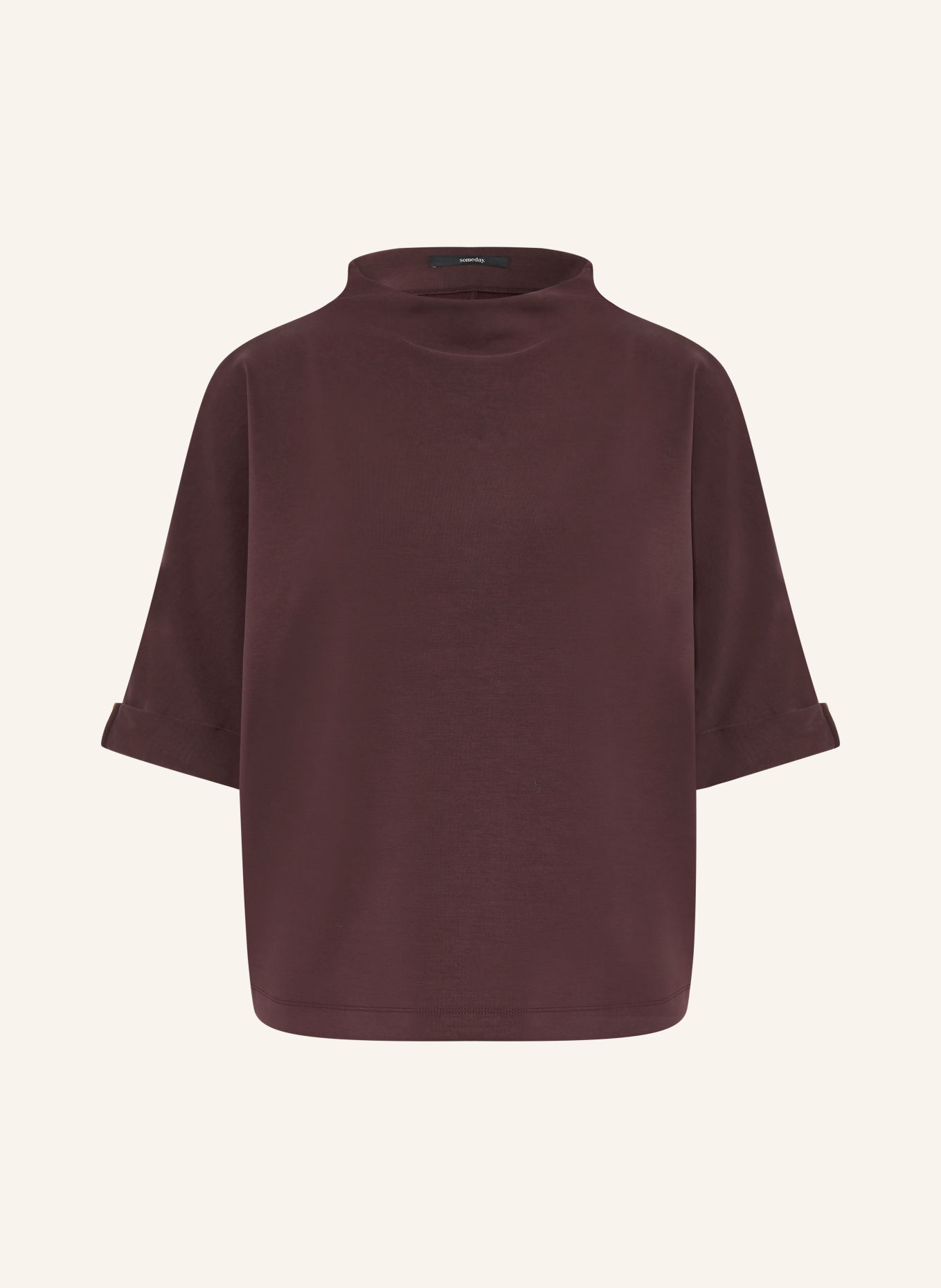 someday UVERY Shirt with 3/4-length sleeves: DARK RED