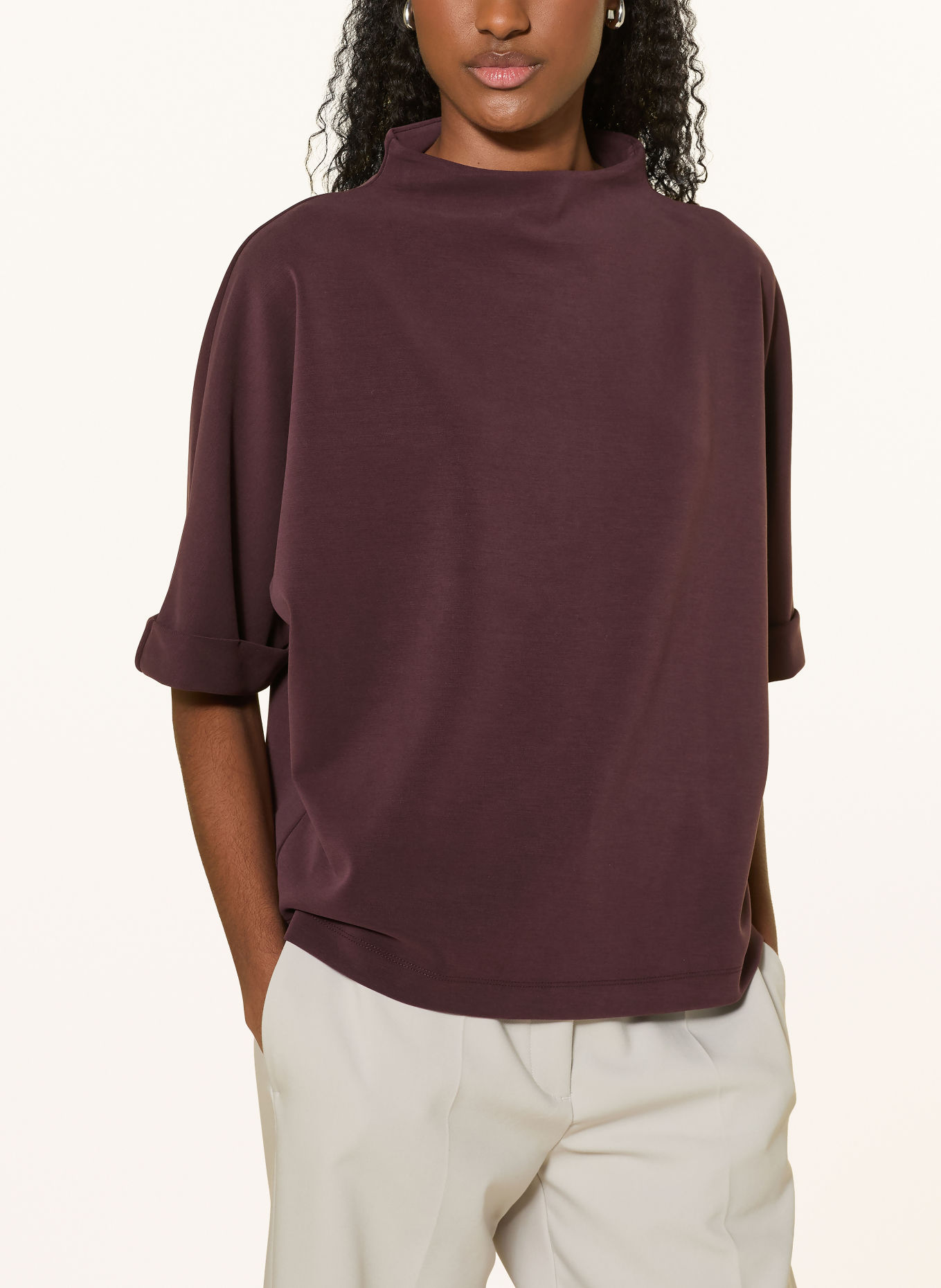 someday UVERY Shirt with 3/4-length sleeves: DARK RED