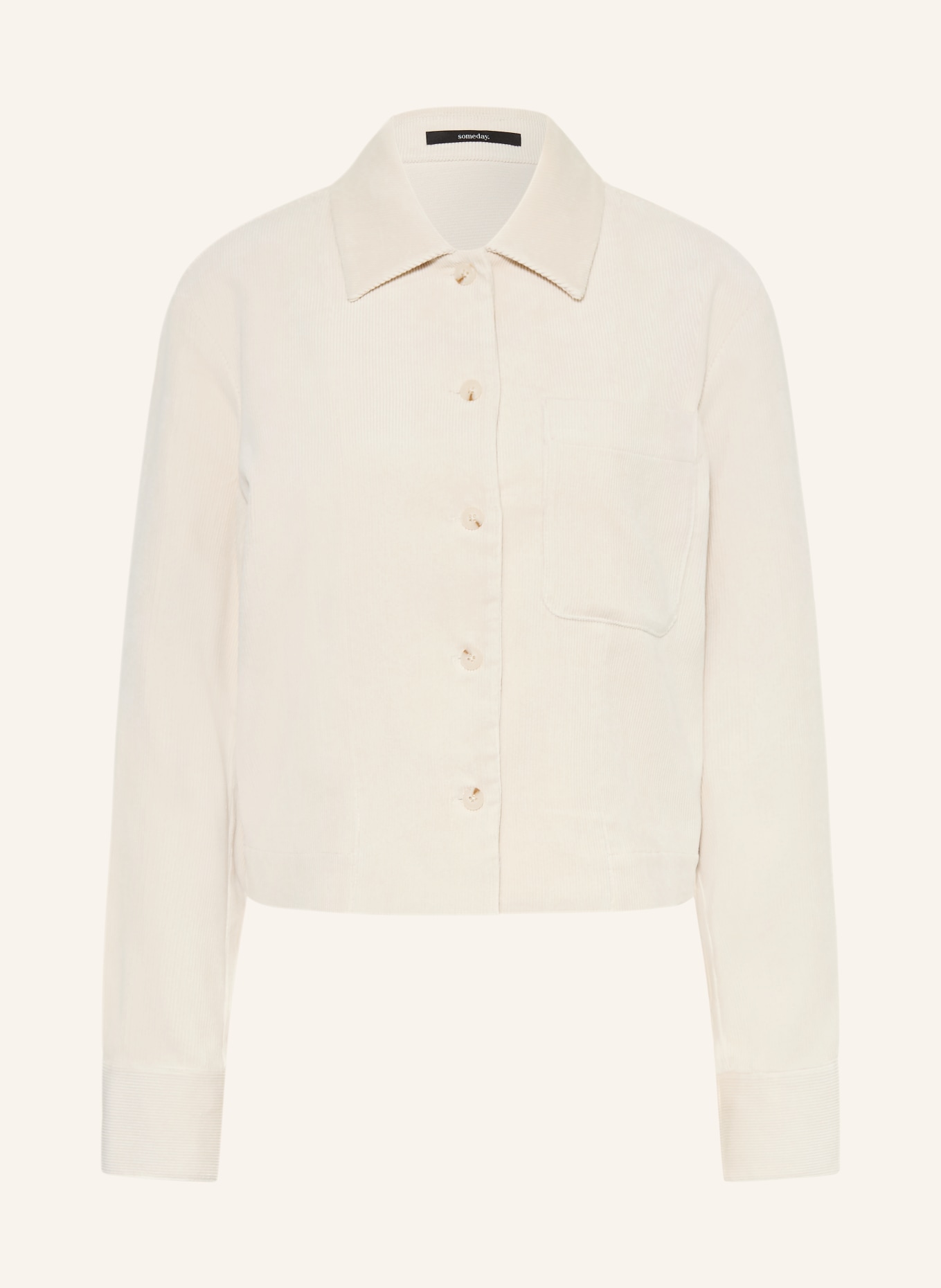 someday ZONJA corduroy shirt: LIGHT BROWN