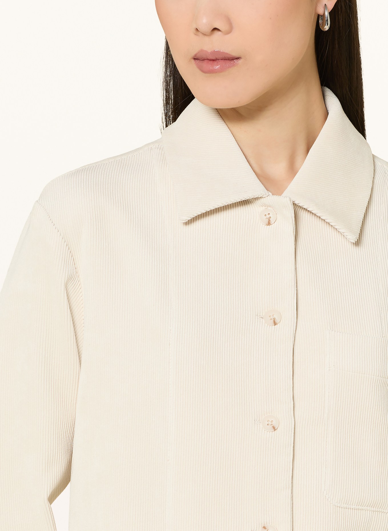 someday ZONJA corduroy shirt: LIGHT BROWN