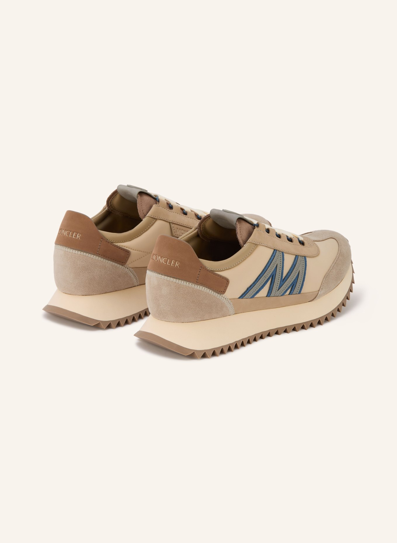 MONCLER Sneaker PACEY2: GRAU / BLAUGRAU / HELLGRAU