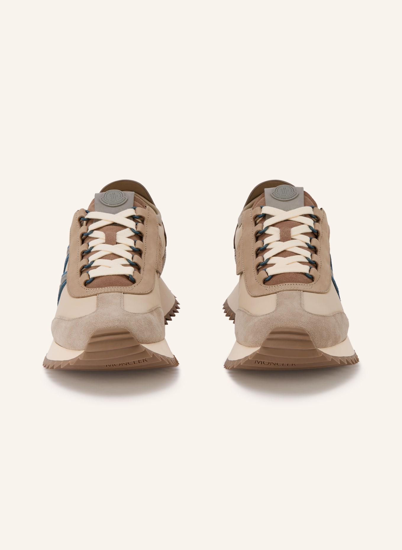 MONCLER Sneaker PACEY2: GRAU / BLAUGRAU / HELLGRAU