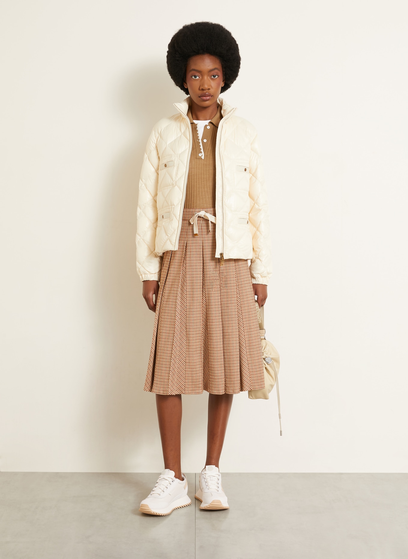 MONCLER Donsjas LAVARET: BEIGE