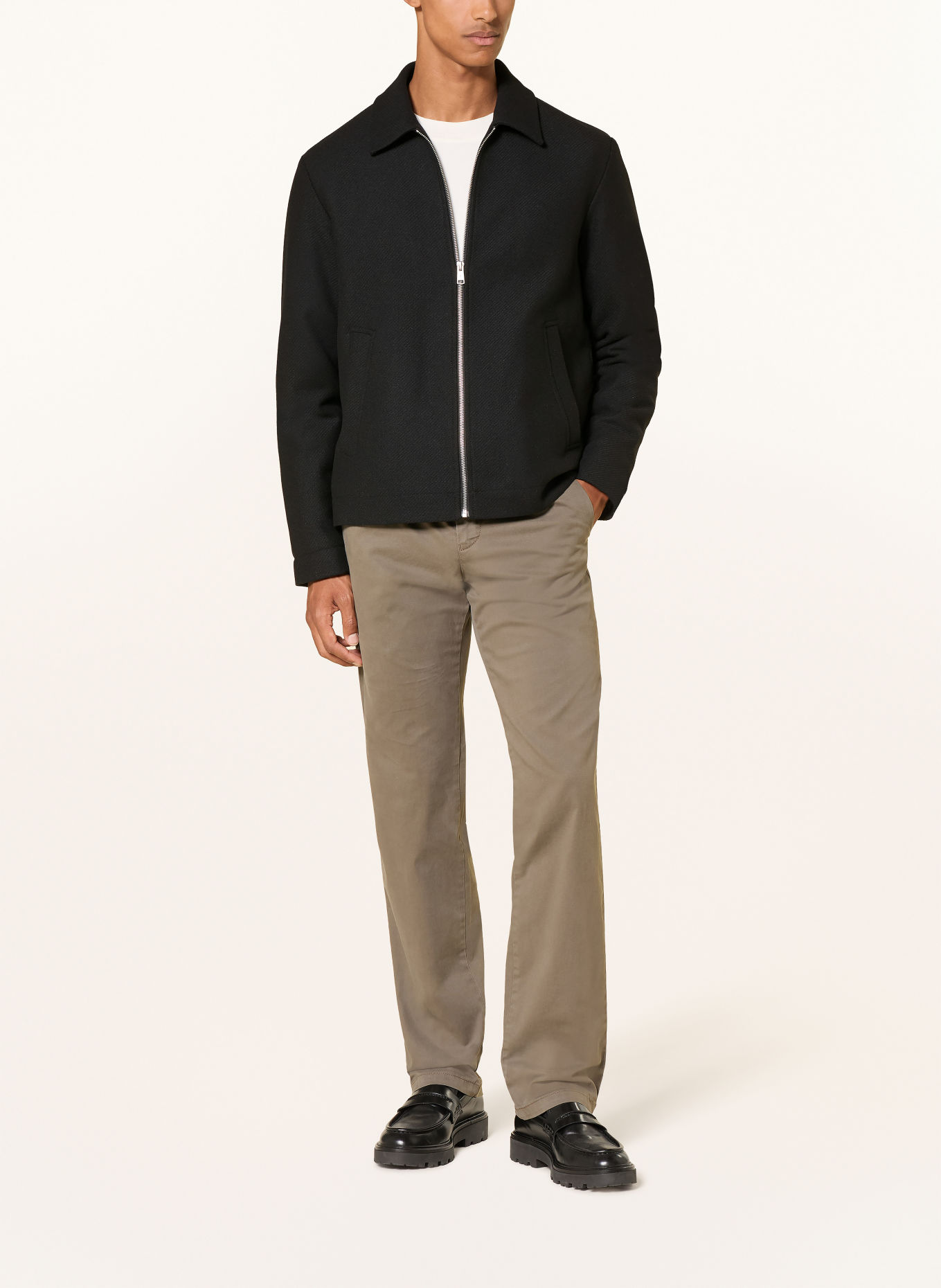 Marc O'Polo Overjacket: ZWART