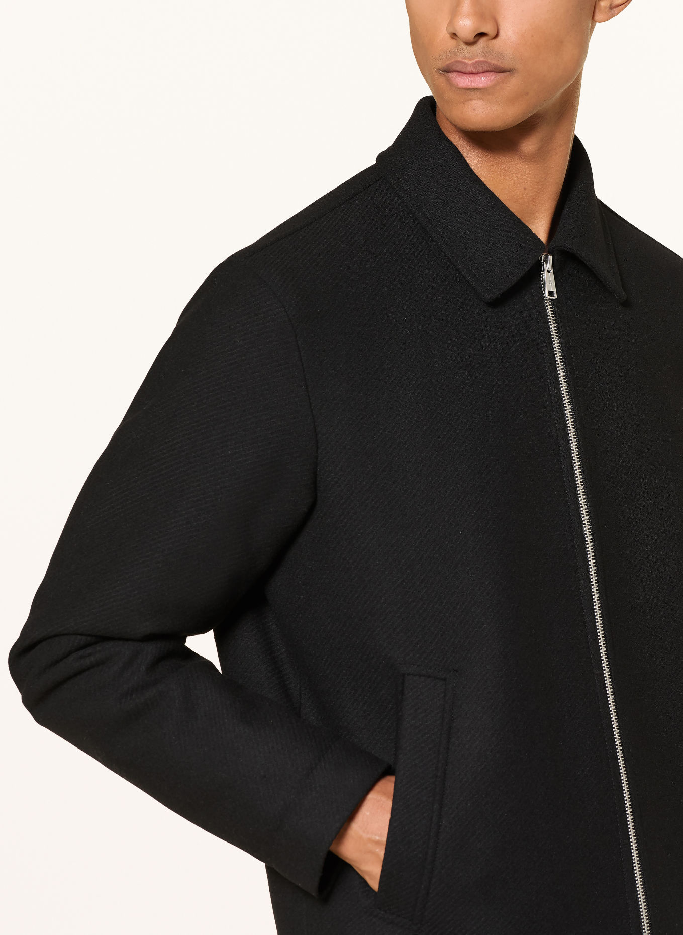 Marc O'Polo Overjacket: ZWART