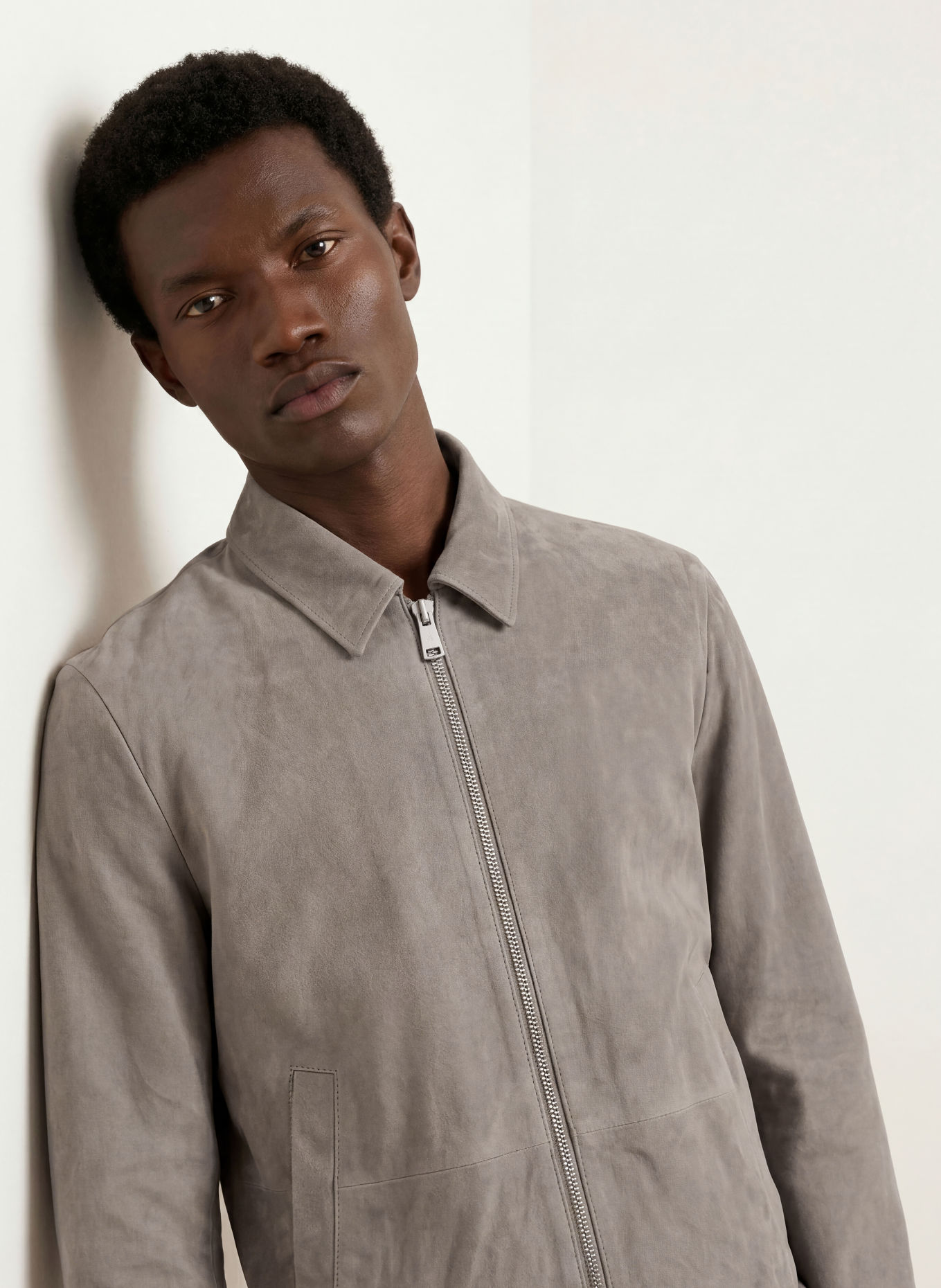 Marc O'Polo Lederjacke: TAUPE