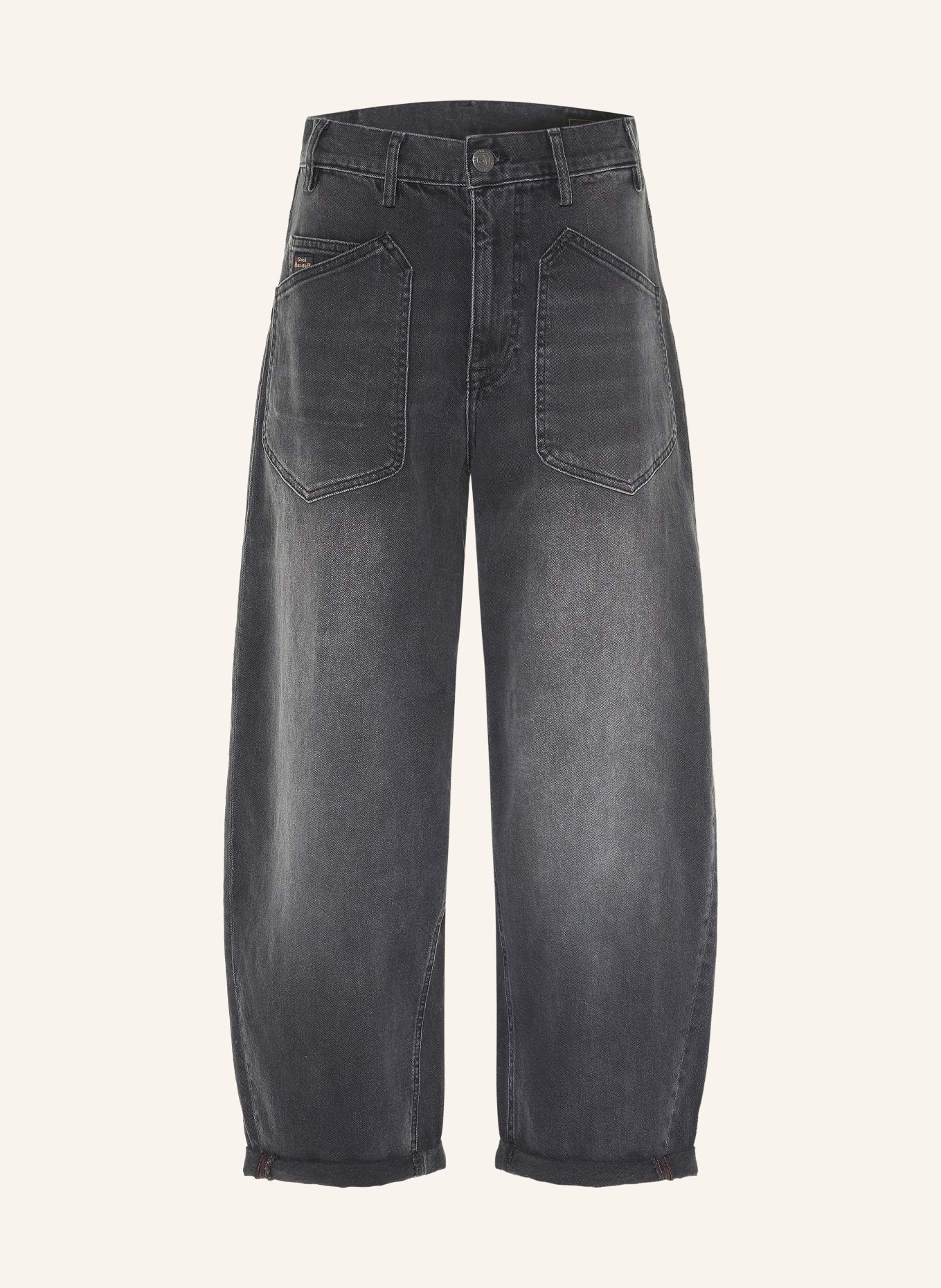 Herrlicher Jeansy typu barrel MERYLL: 943 blackout