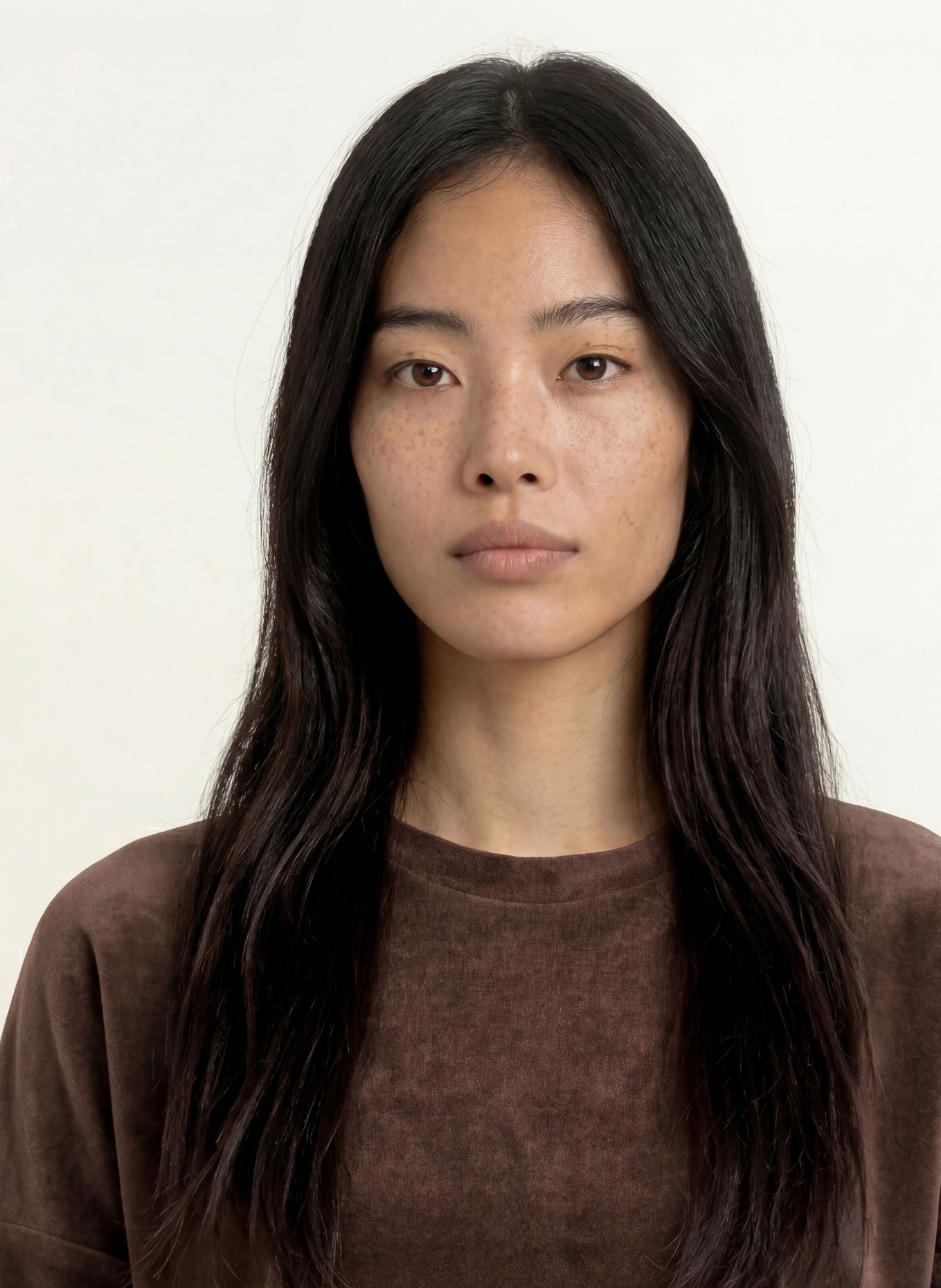 Herrlicher SENA velvet sweatshirt: DARK BROWN