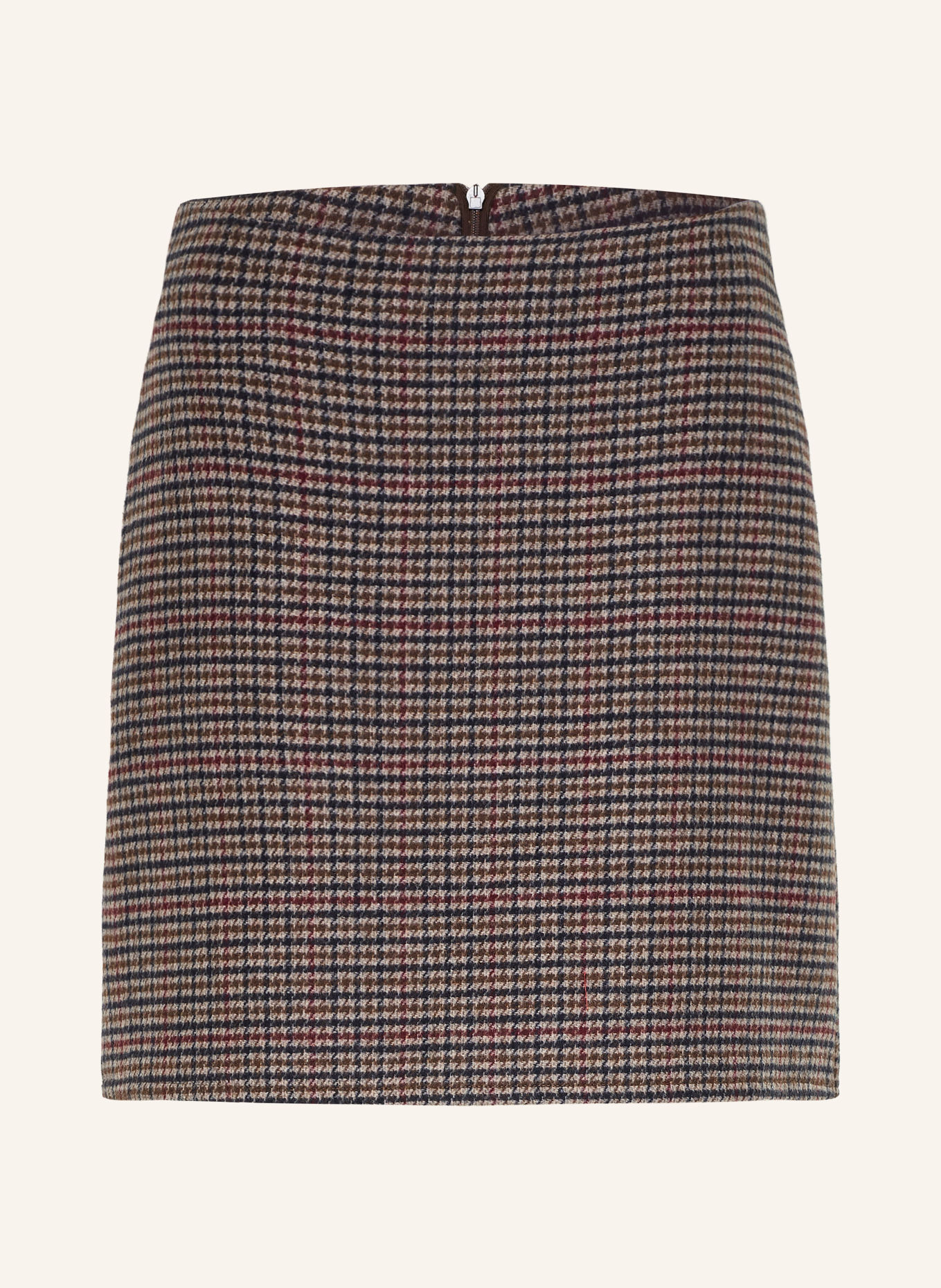 Herrlicher ZELMA Skirt: BROWN / DARK RED / BLACK