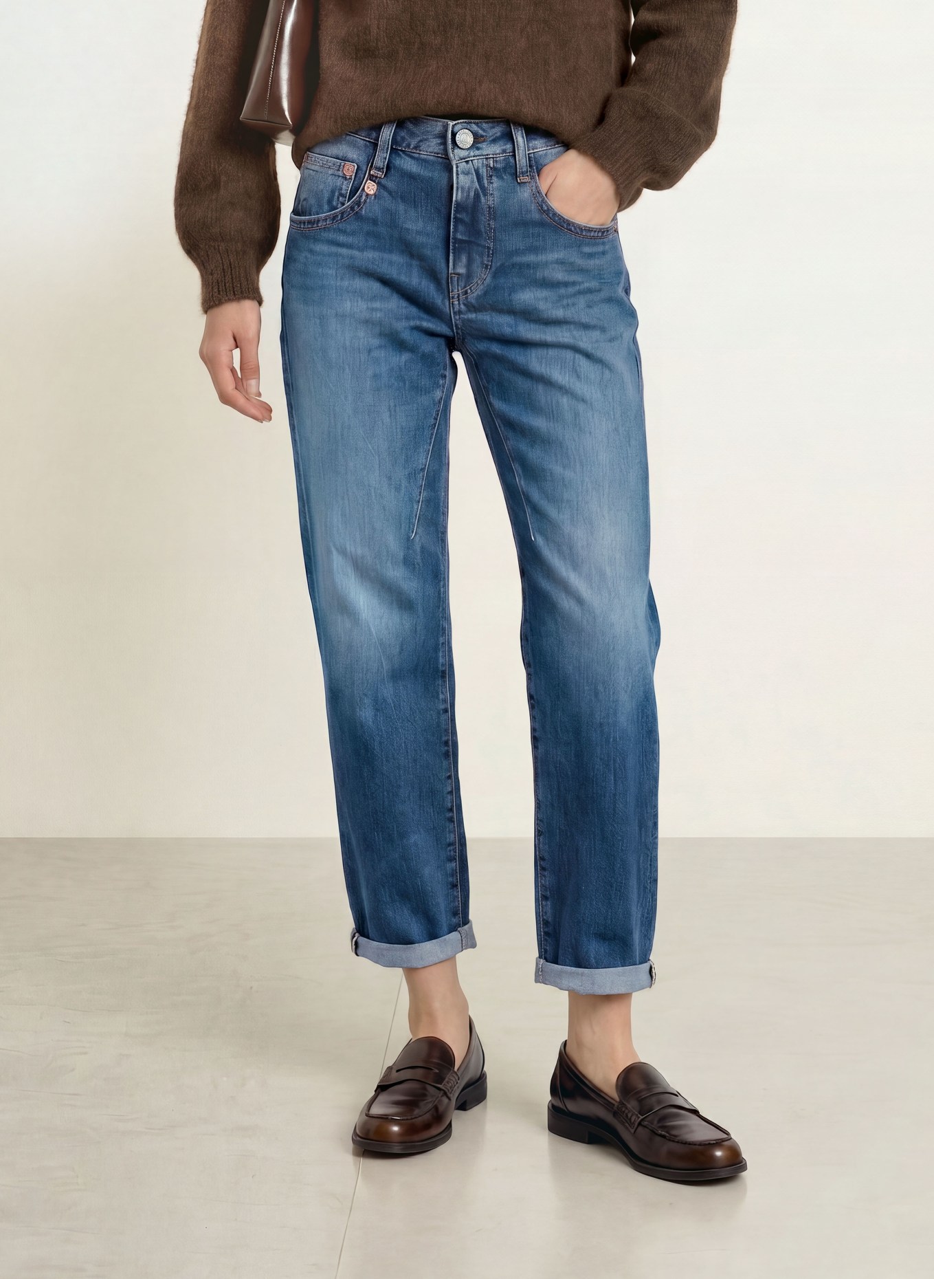Herrlicher Jean cropped SHYRA: 016 antique