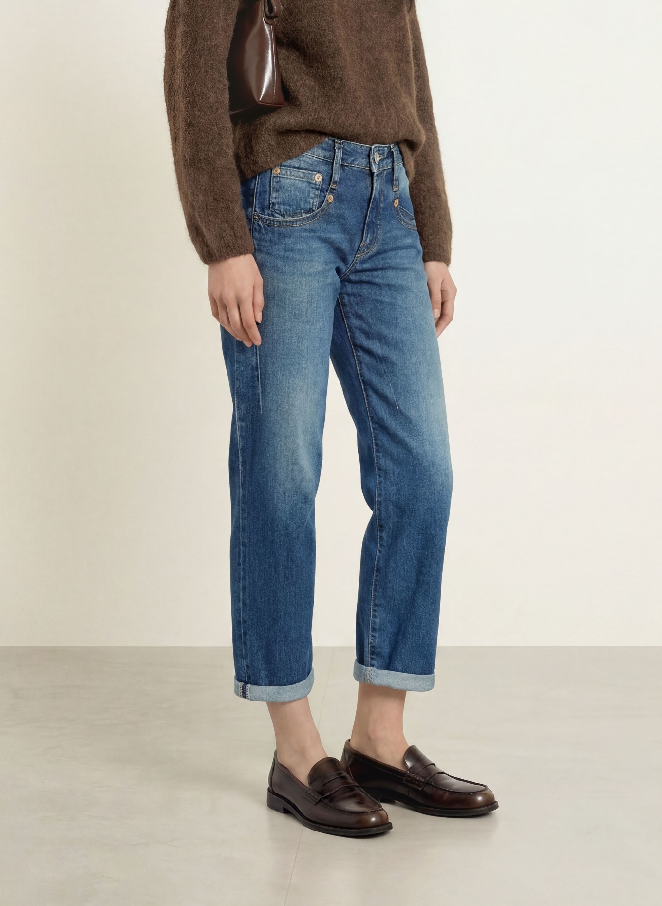 Herrlicher Jean cropped SHYRA: 016 antique