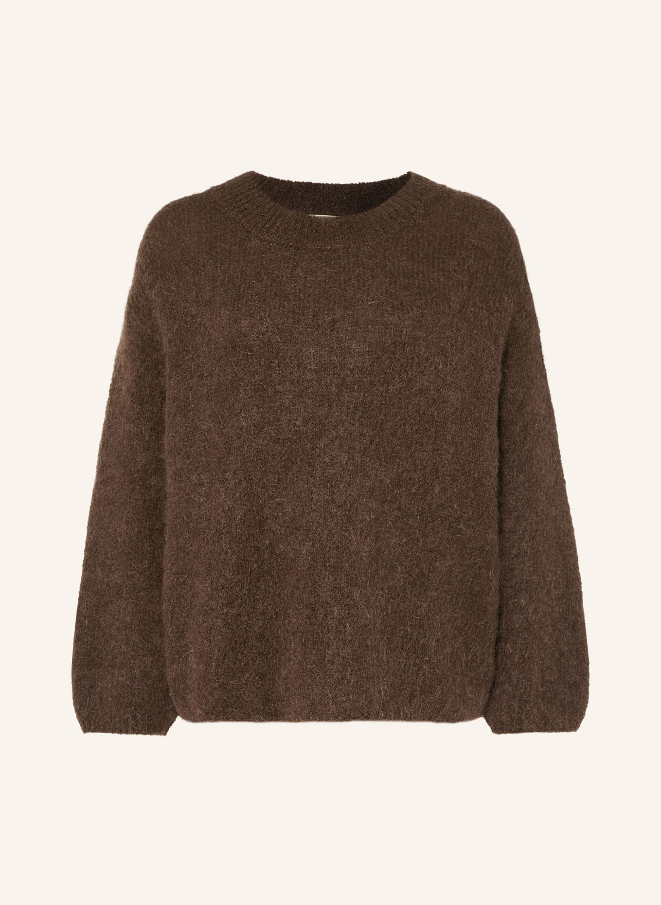 Herrlicher MIA LORA Sweater with Mohair: DARK BROWN