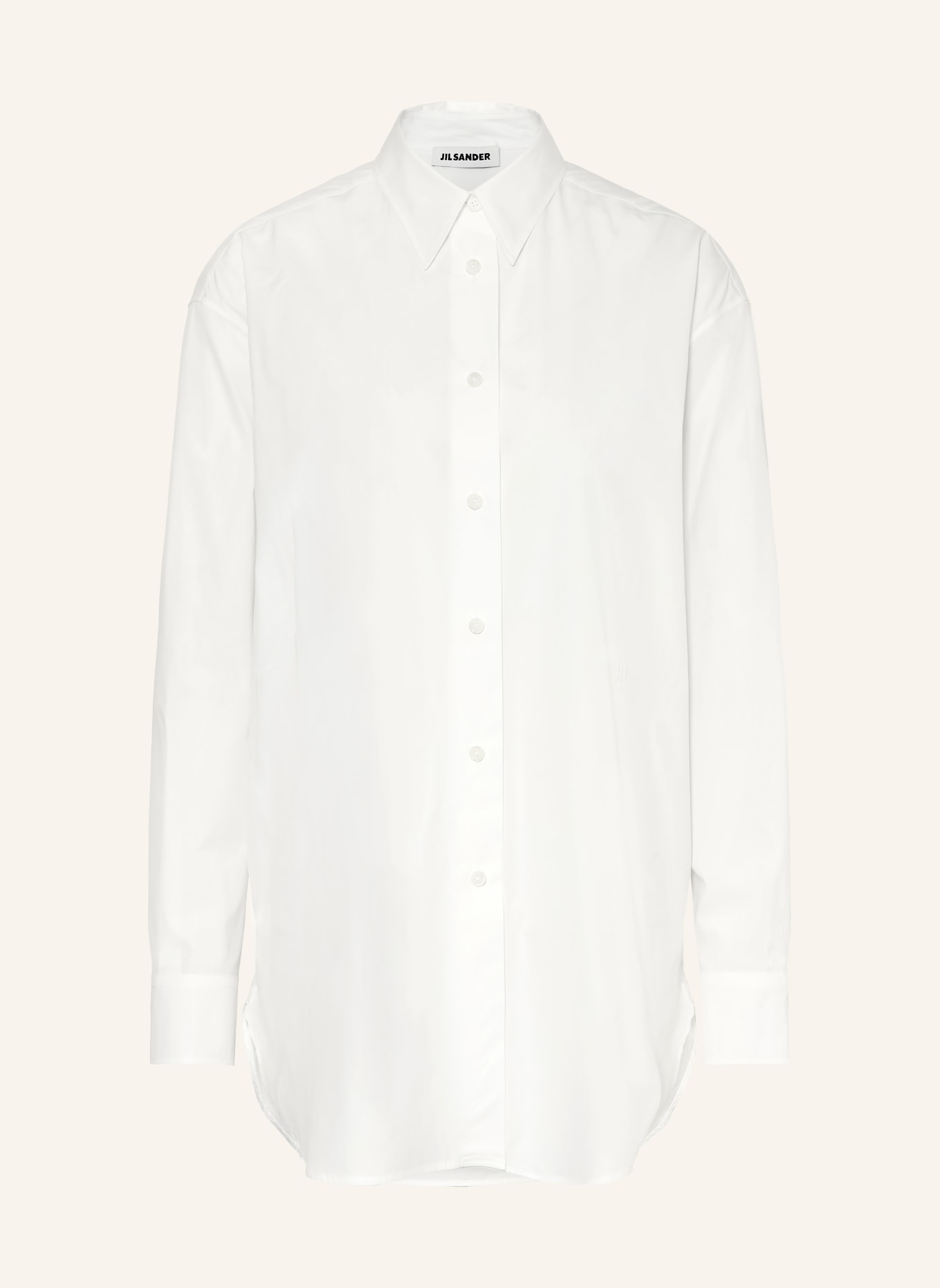 JIL SANDER Hemdbluse: WEISS