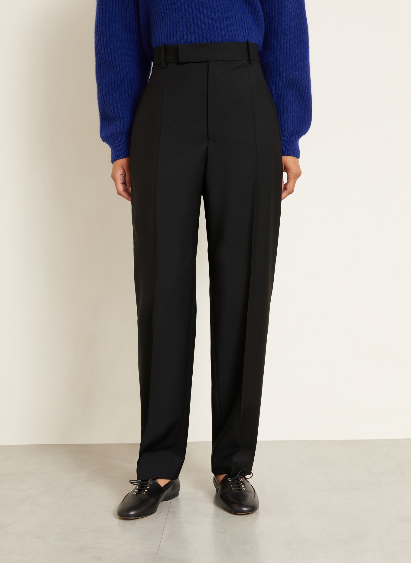 JIL SANDER Marlene kalhoty: ČERNÁ