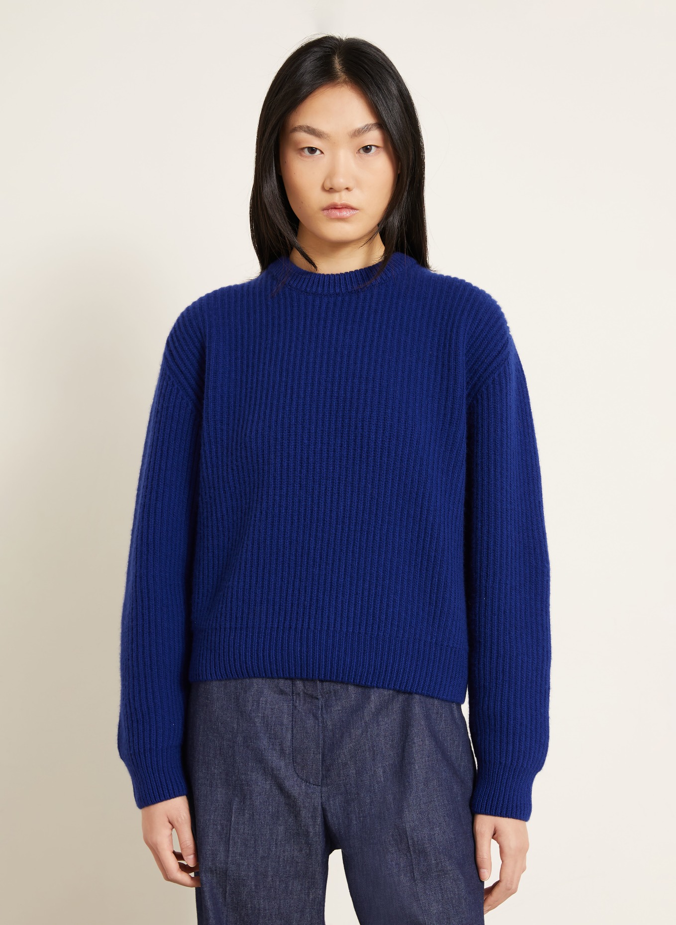 JIL SANDER Pullover: BLAU