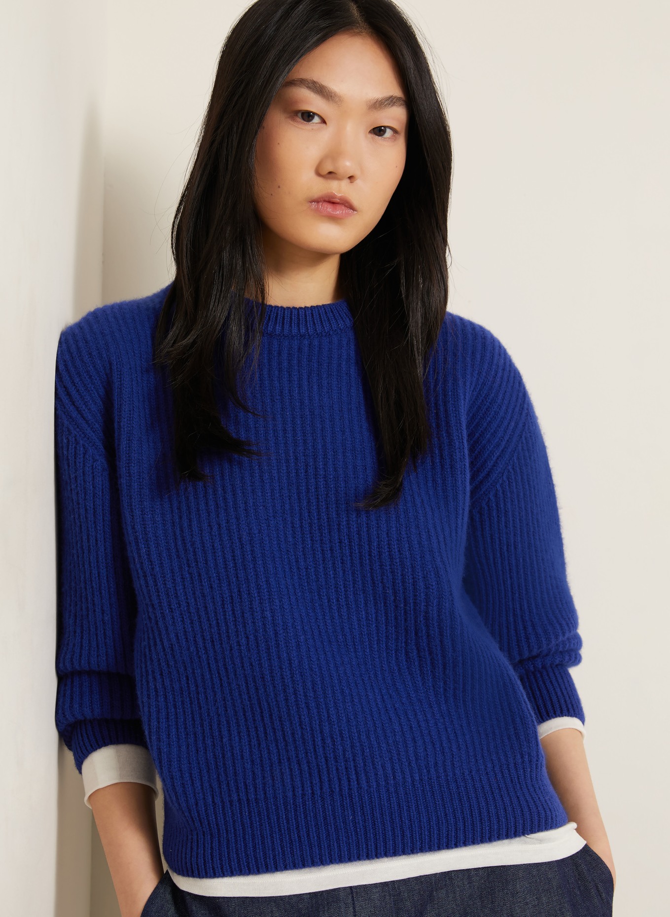 JIL SANDER Pullover: BLAU