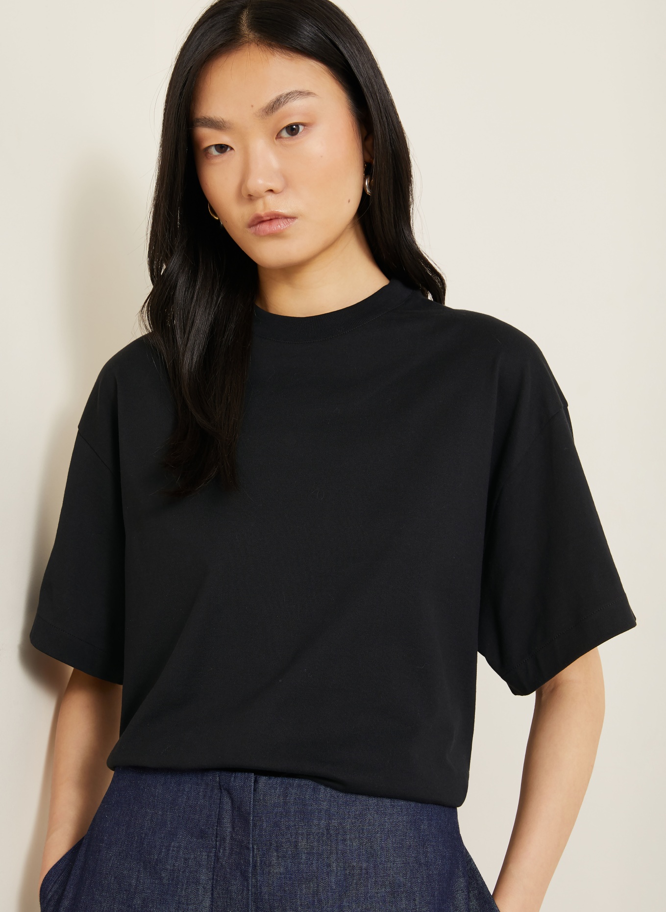 JIL SANDER T-Shirt: SCHWARZ