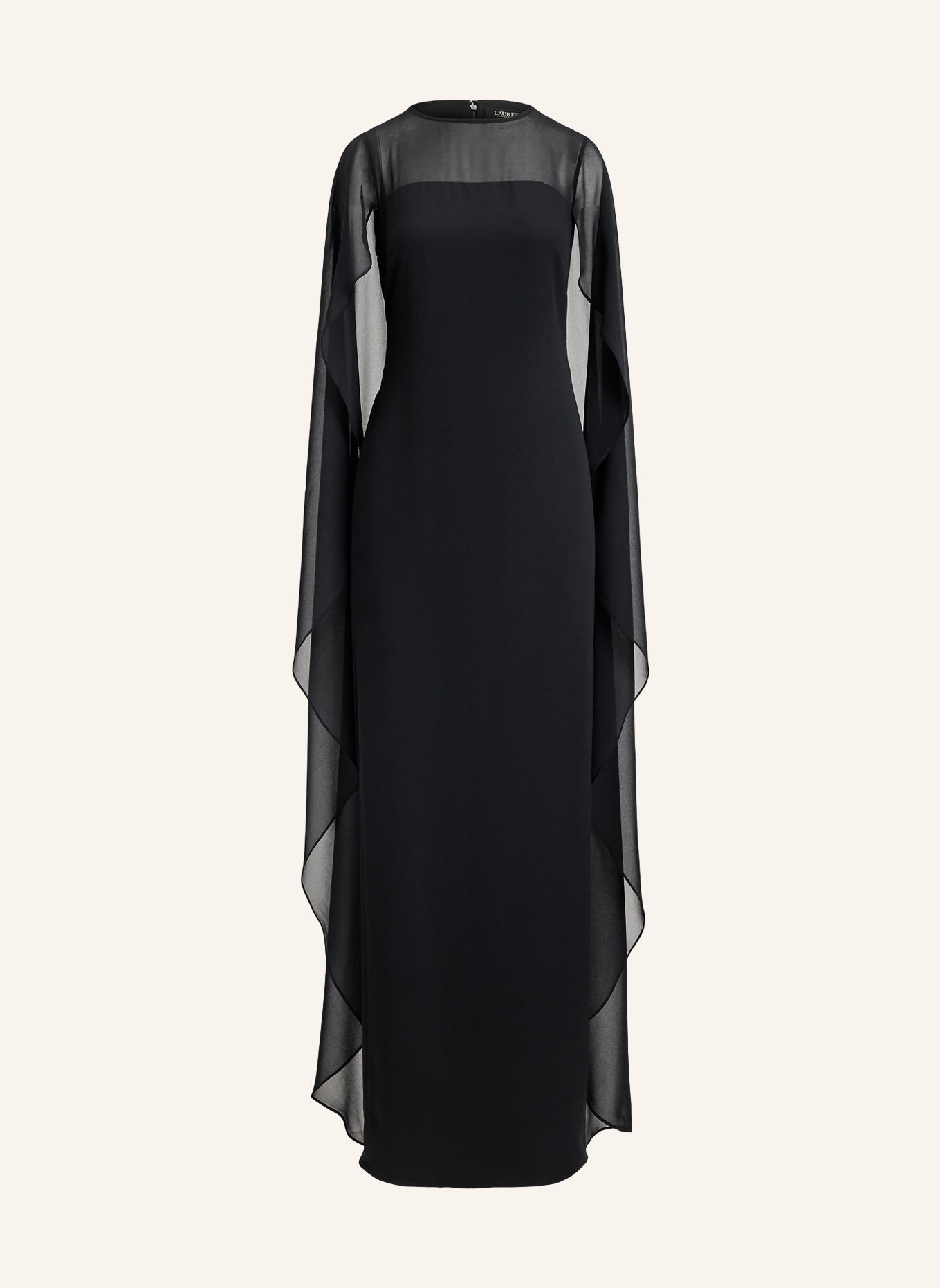 LAUREN RALPH LAUREN Abendkleid: SCHWARZ