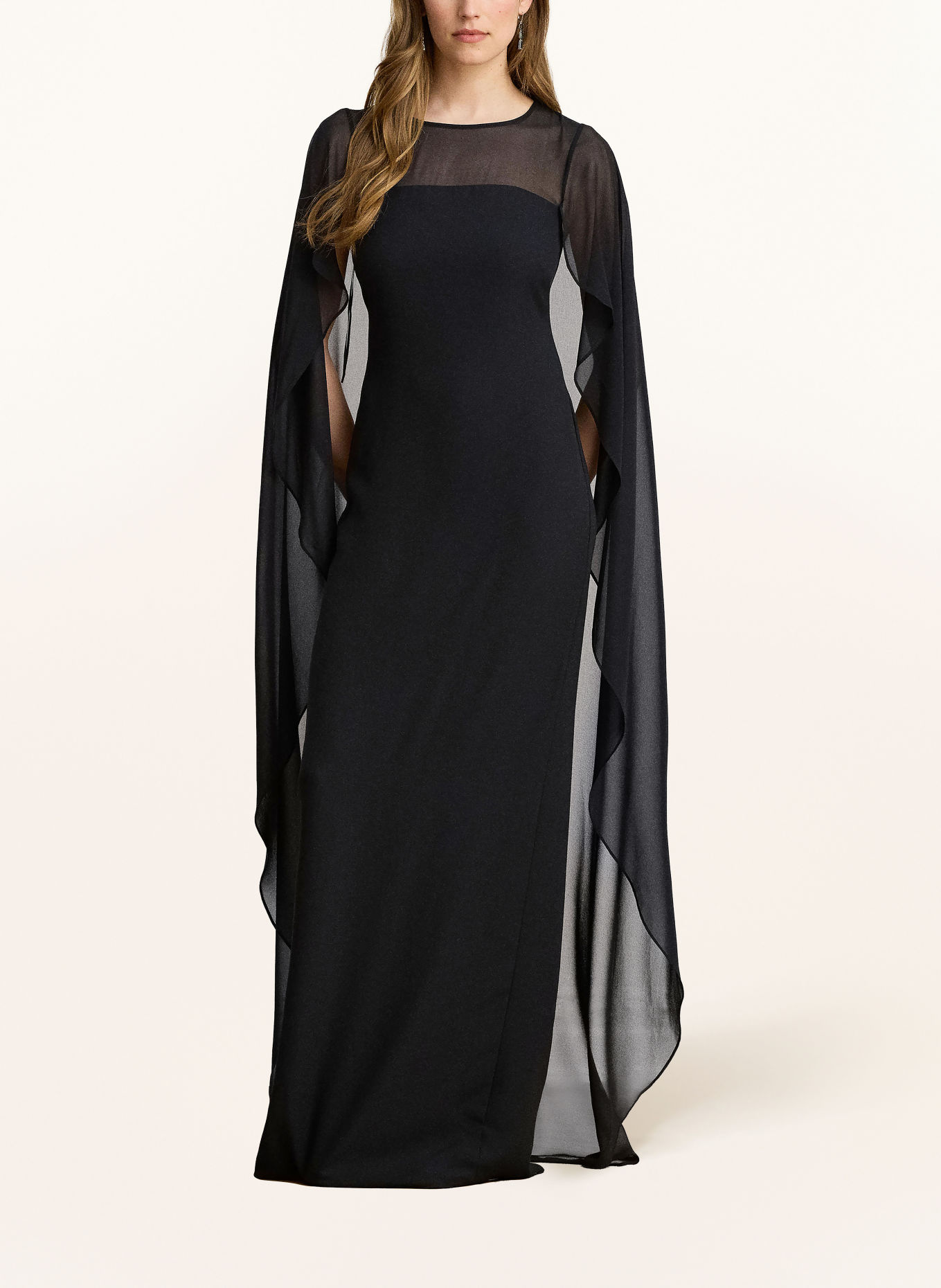 LAUREN RALPH LAUREN Abendkleid: SCHWARZ