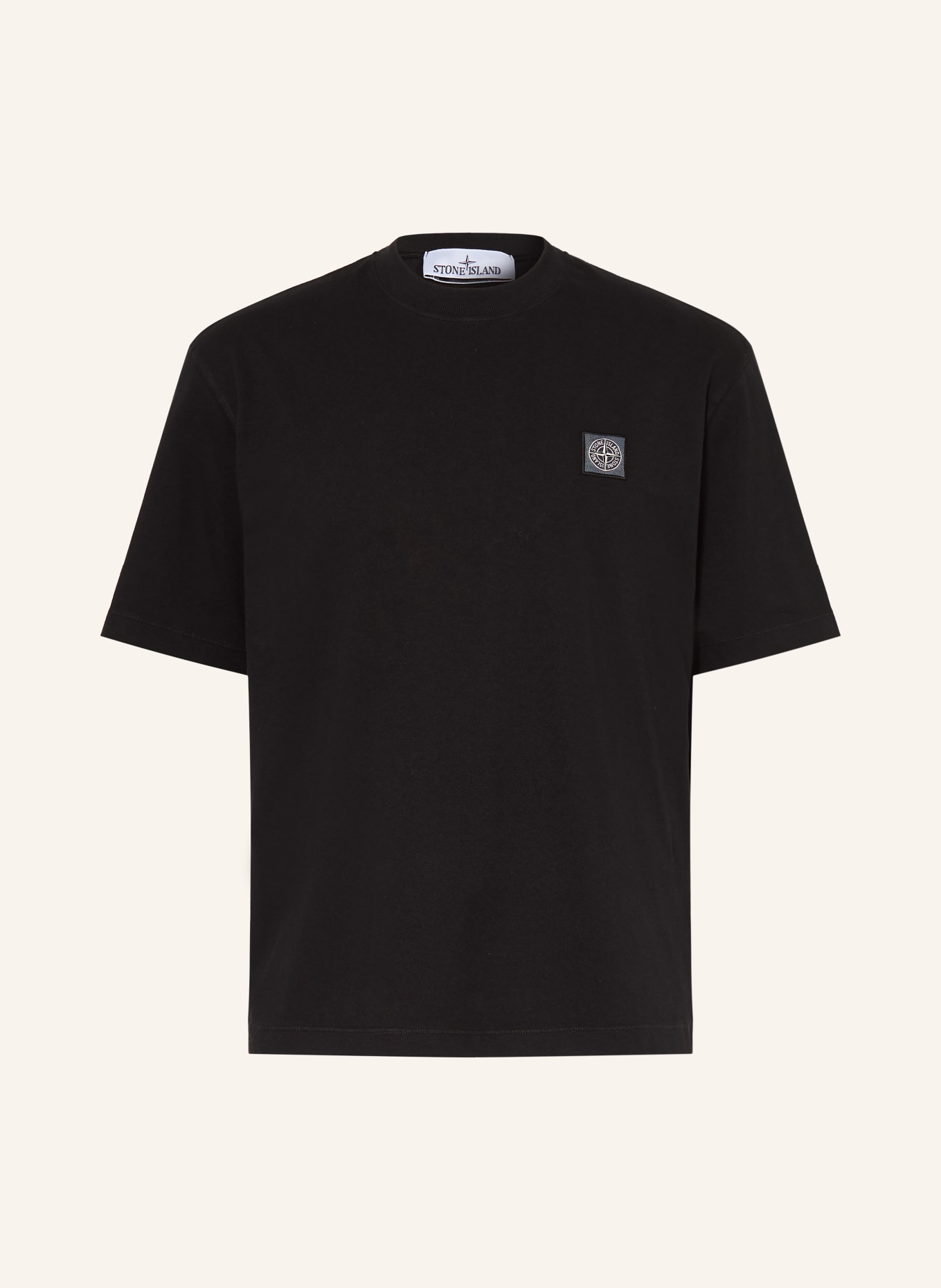 STONE ISLAND Tričko: ČERNÁ