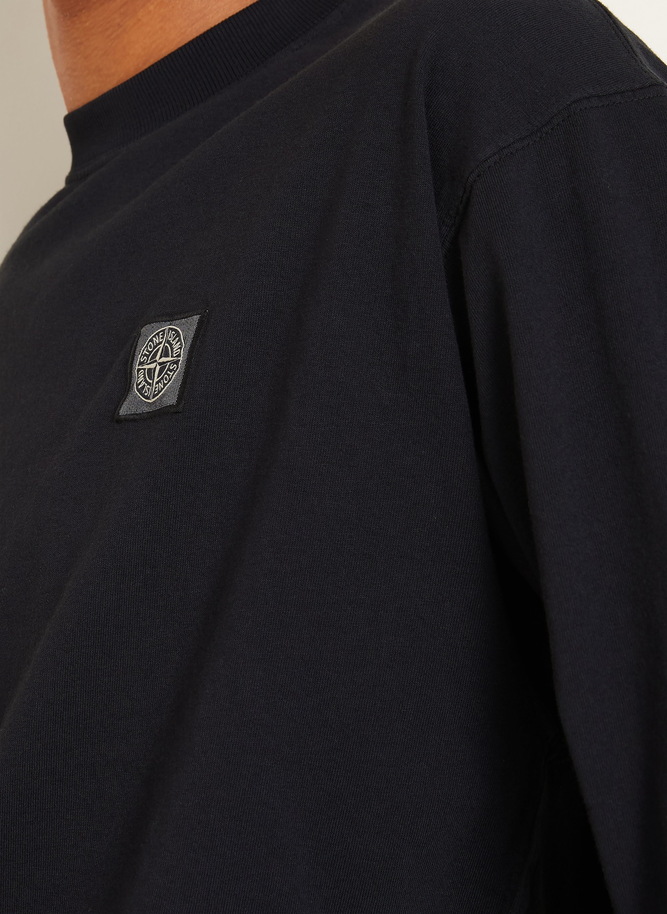 STONE ISLAND Koszulka z długim rękawem: GRANATOWY